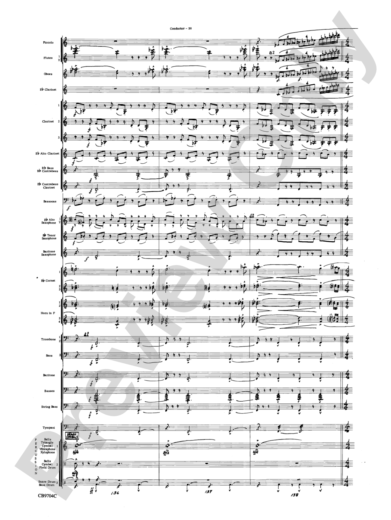 Star Wars® Medley: Score