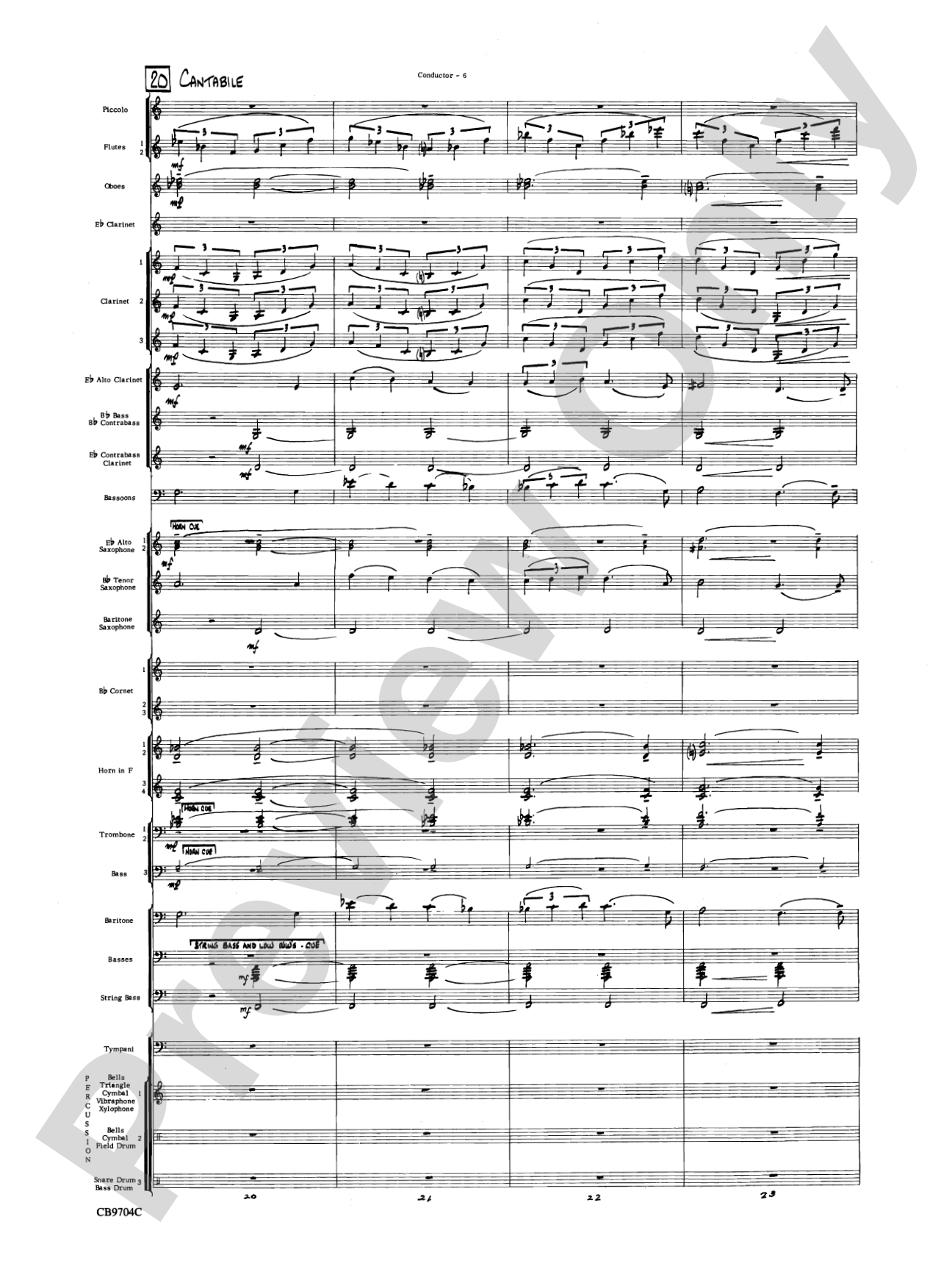 Star Wars® Medley: Score