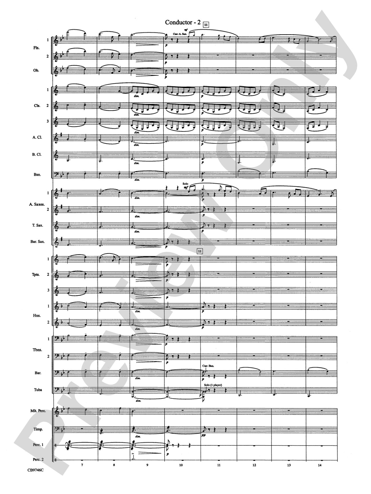 Ashokan Farewell (from The Civil War): Concert Band Conductor Score & Parts