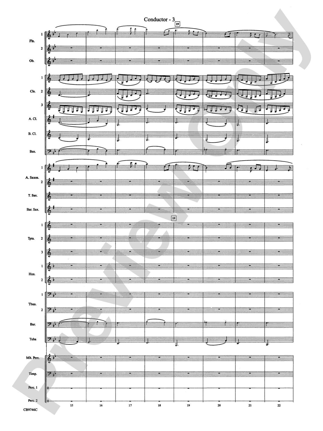 Ashokan Farewell (from The Civil War): Concert Band Conductor Score & Parts