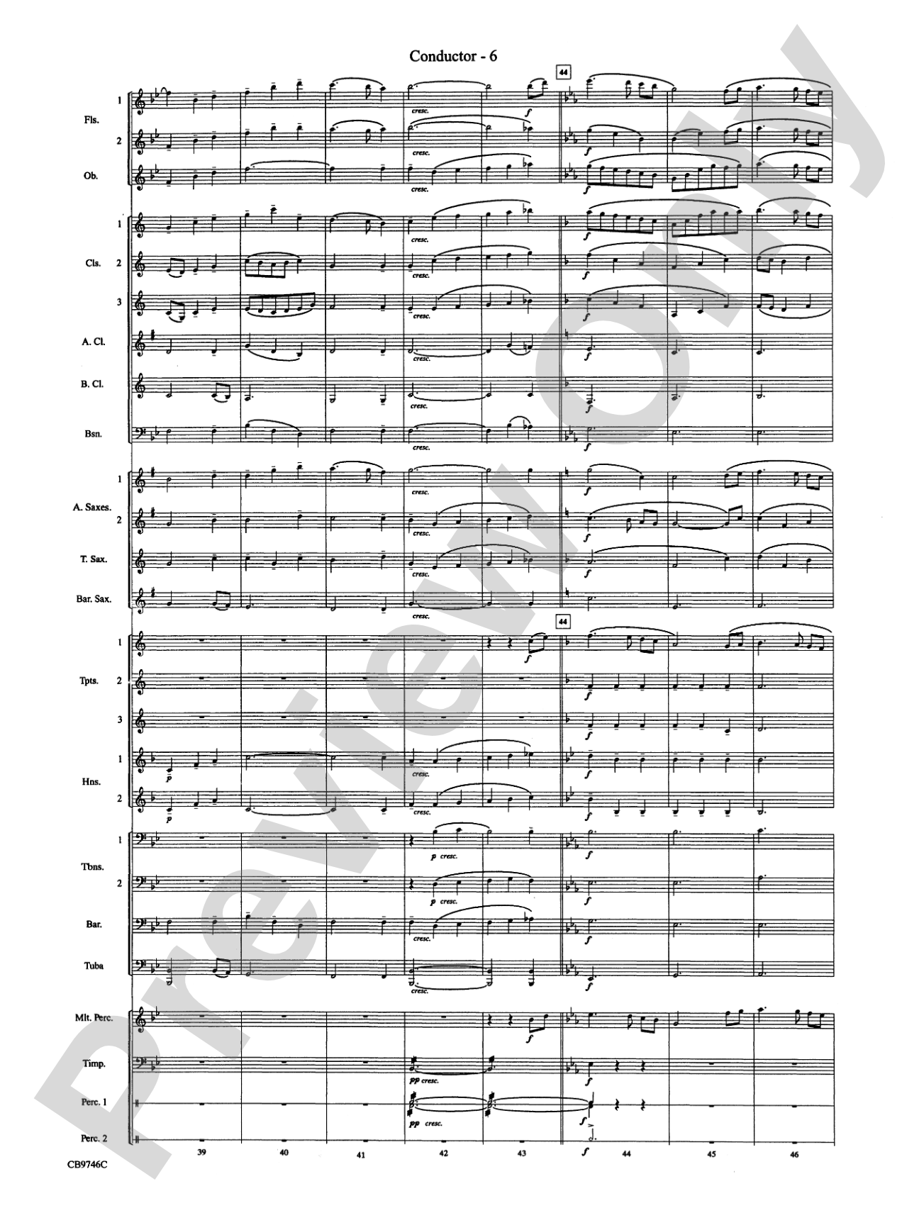 Ashokan Farewell (from The Civil War): Concert Band Conductor Score & Parts