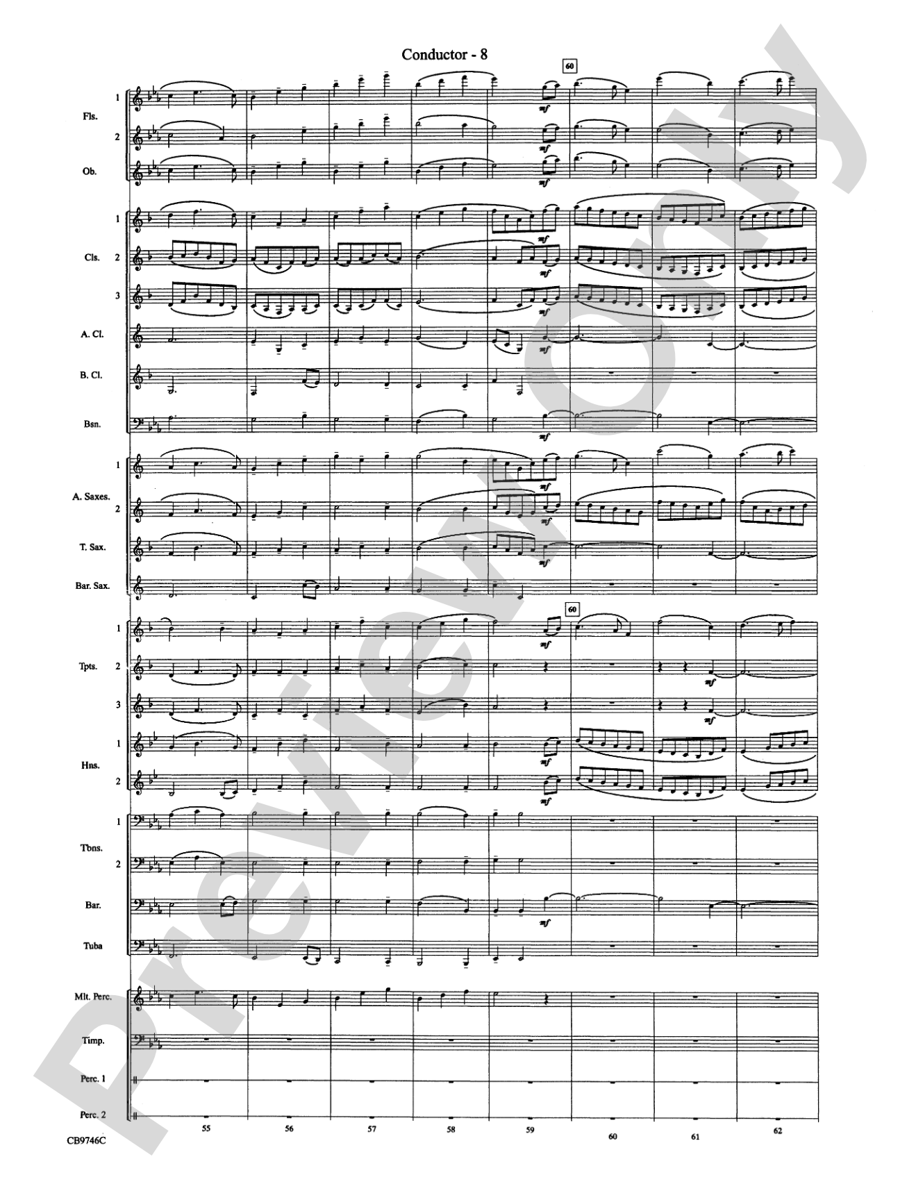 Ashokan Farewell (from The Civil War): Concert Band Conductor Score & Parts