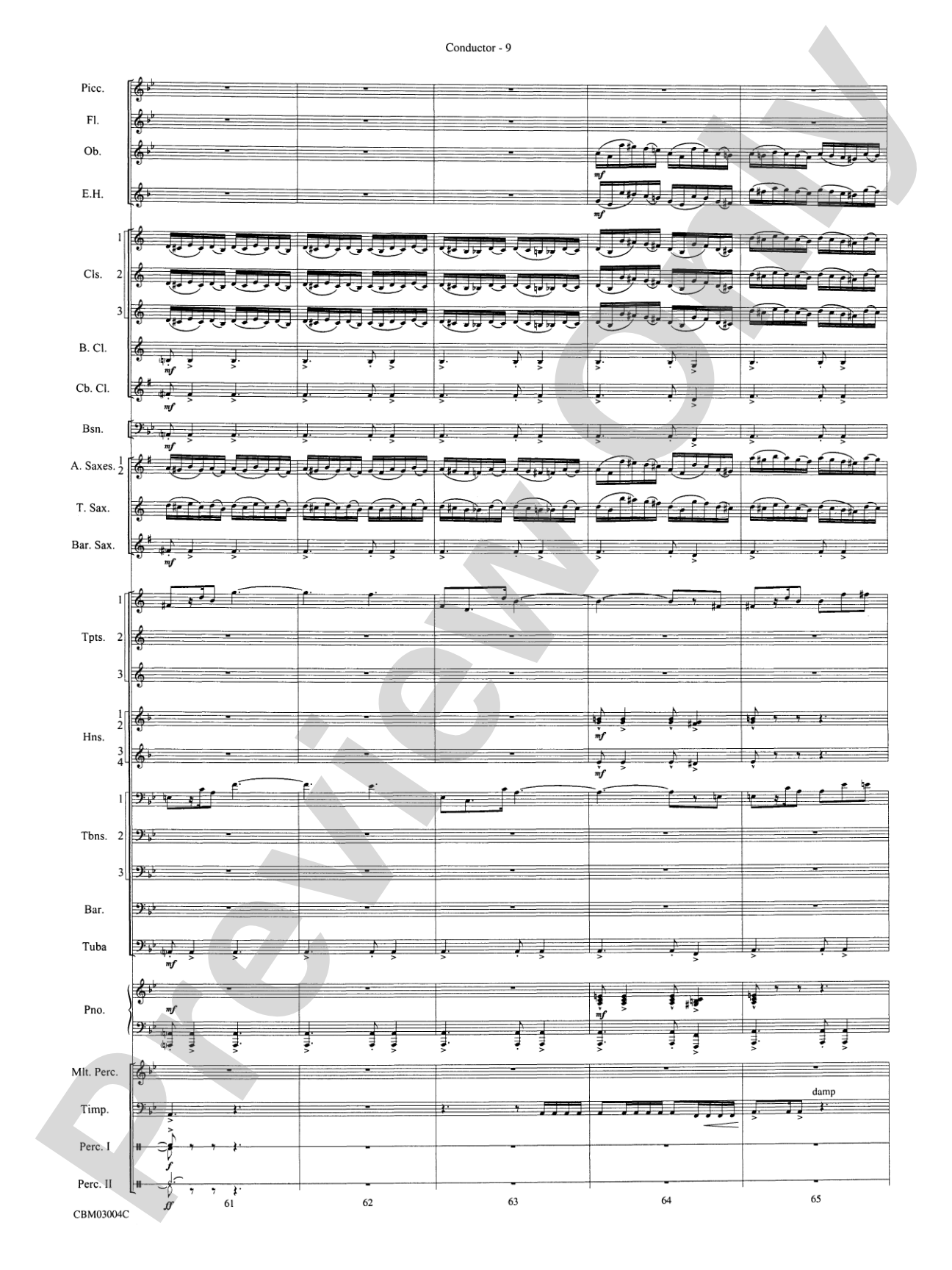 Harry Potter and the Chamber of Secrets, Symphonic Suite from: Concert Band Conductor Score & Parts