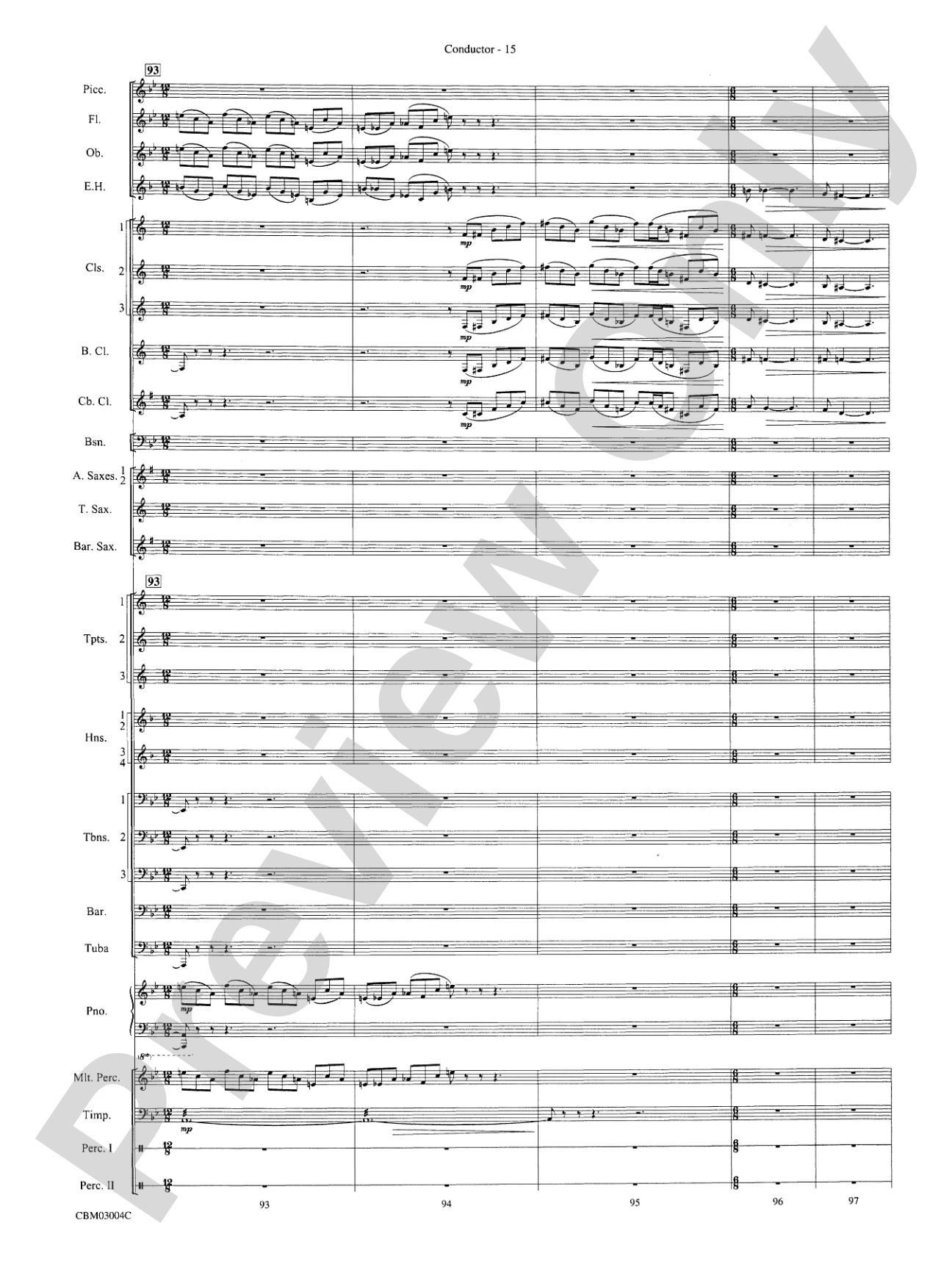 Harry Potter and the Chamber of Secrets, Symphonic Suite from: Concert Band Conductor Score & Parts