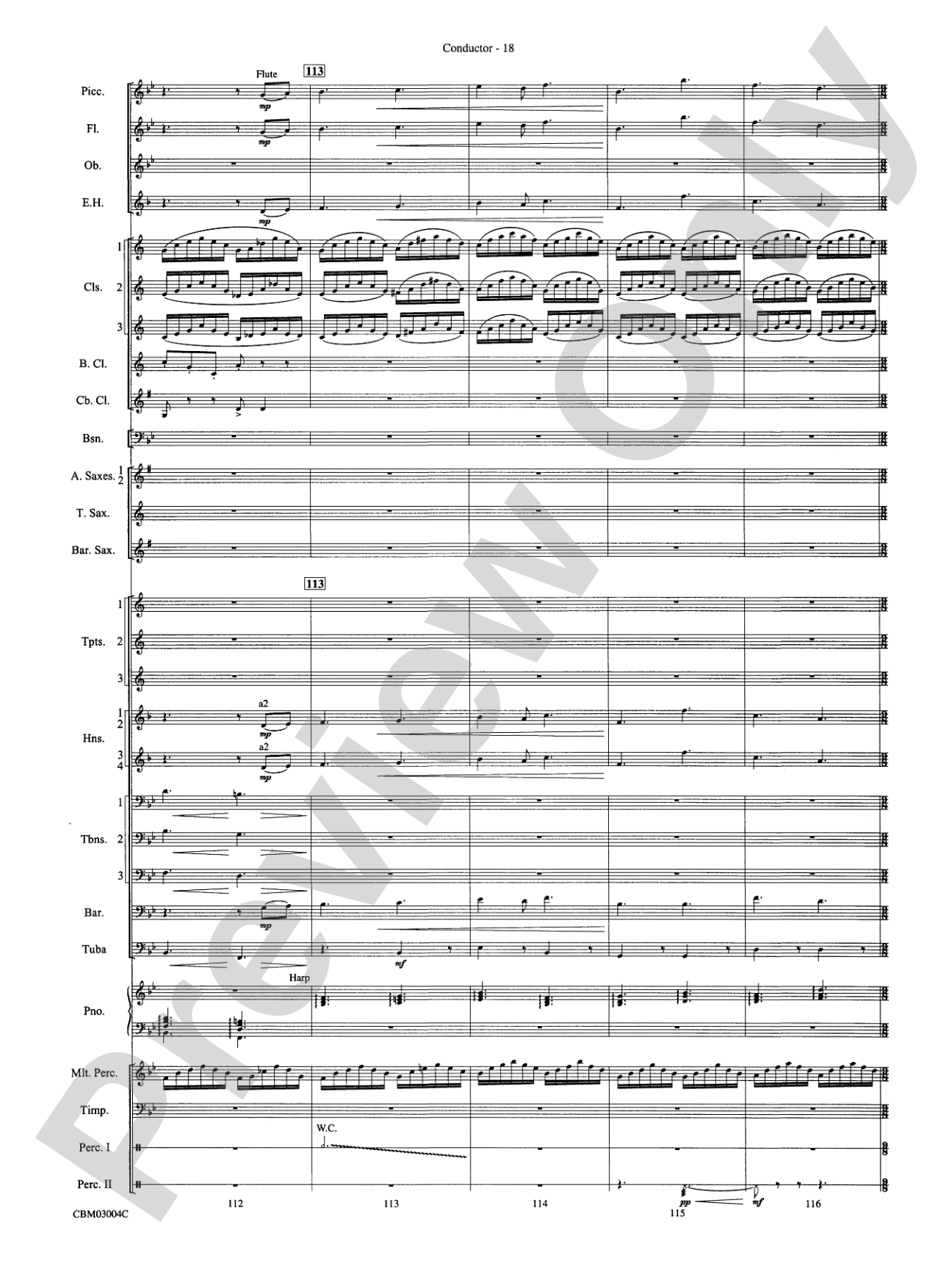 Harry Potter and the Chamber of Secrets, Symphonic Suite from: Concert Band Conductor Score & Parts