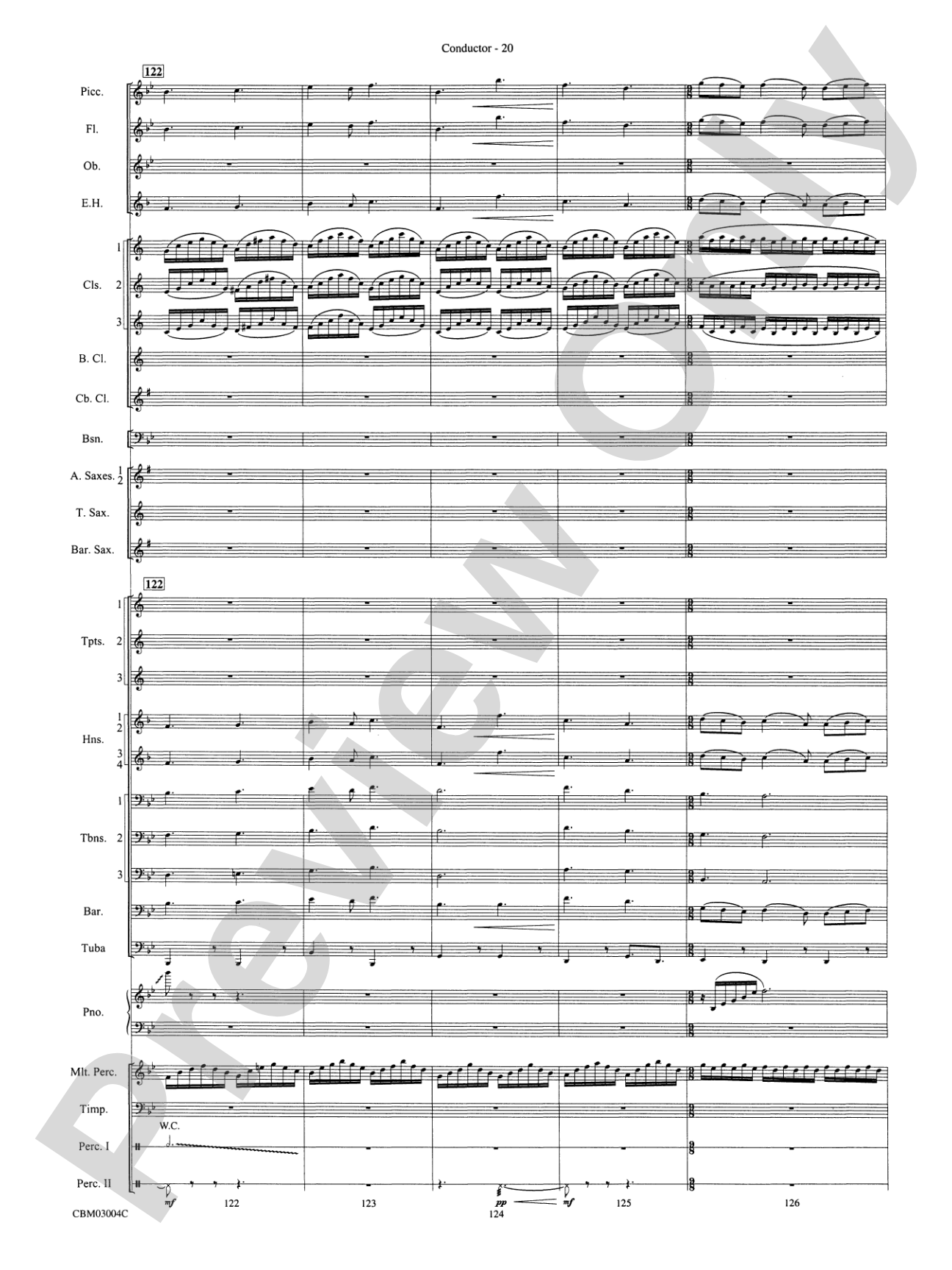 Harry Potter and the Chamber of Secrets, Symphonic Suite from: Concert Band Conductor Score & Parts