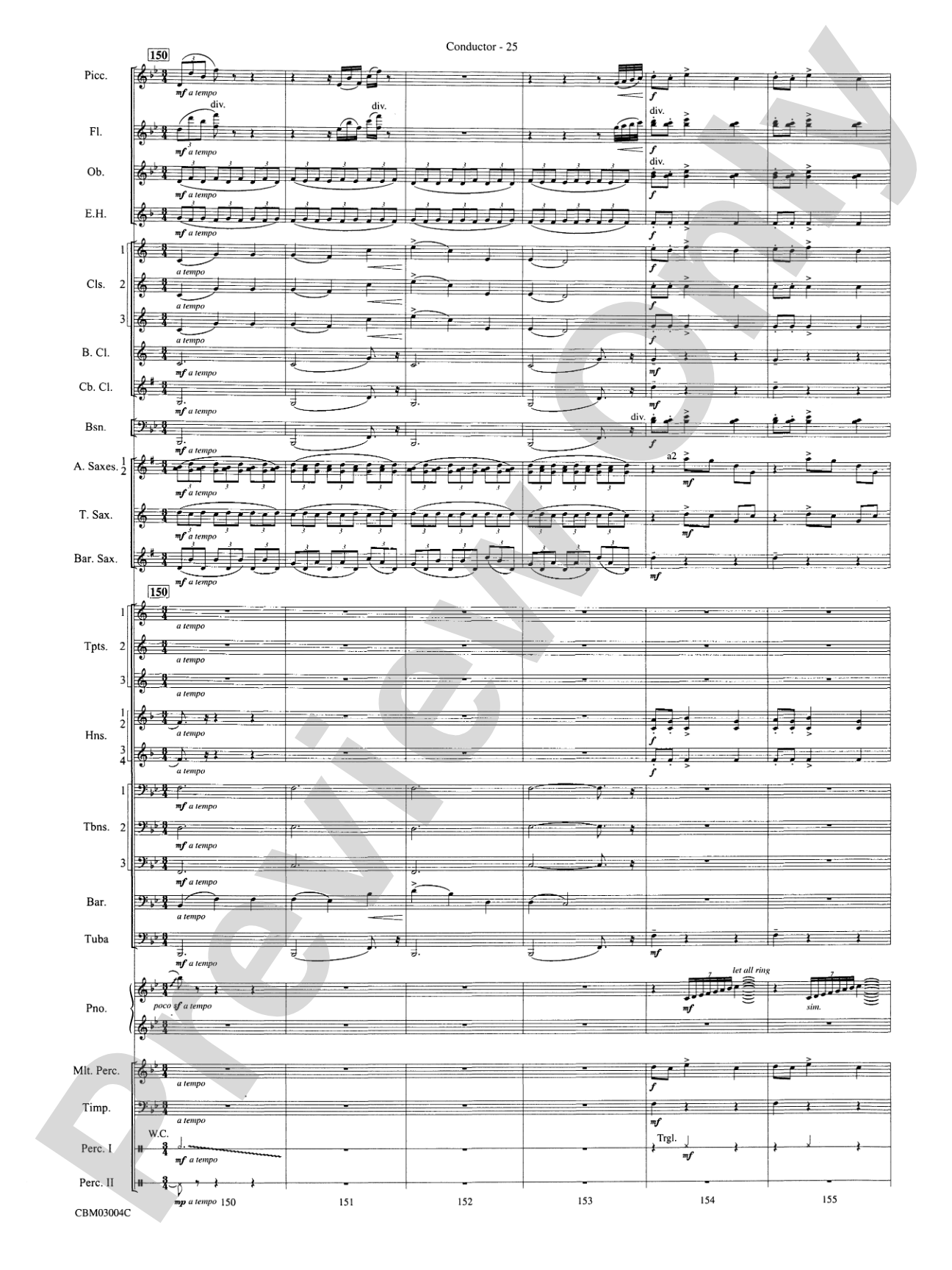 Harry Potter and the Chamber of Secrets, Symphonic Suite from: Concert Band Conductor Score & Parts