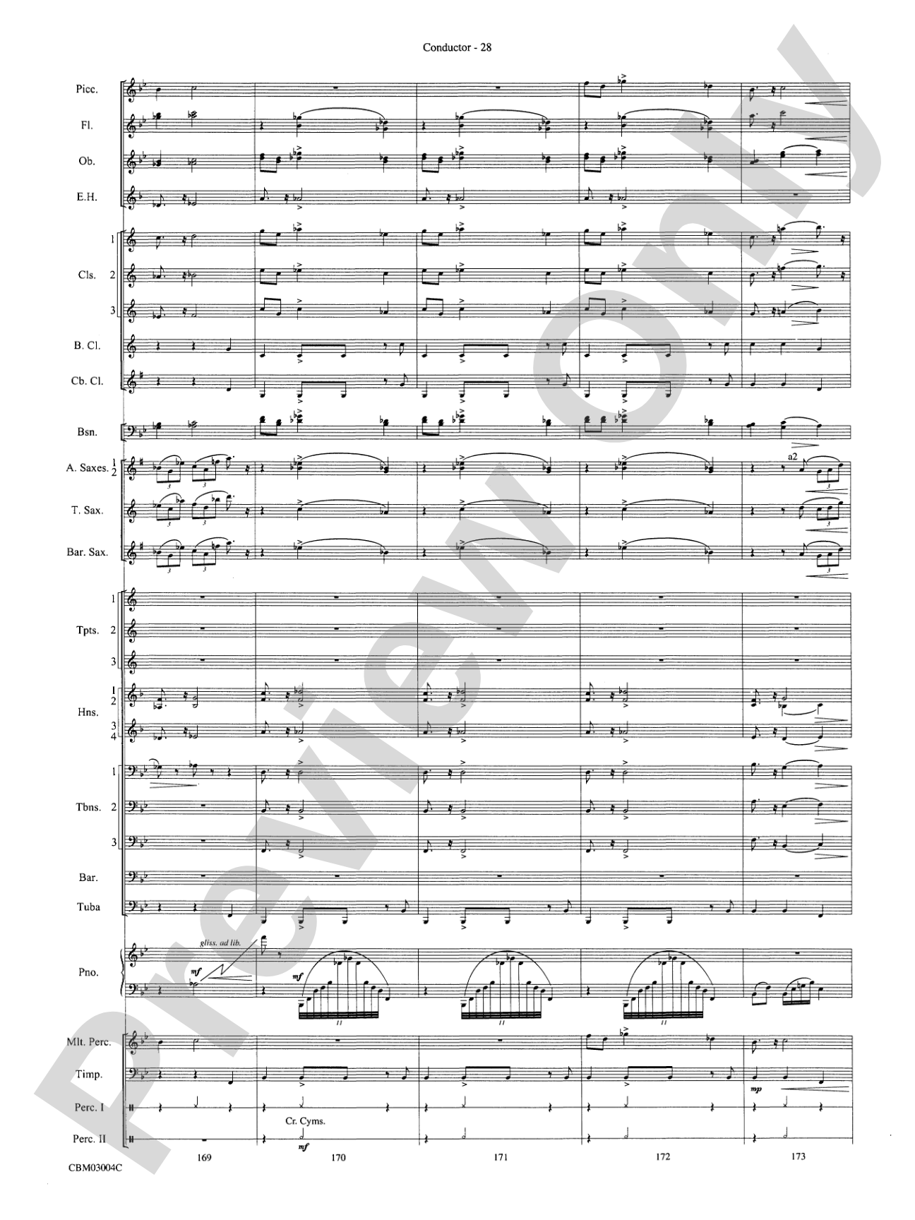 Harry Potter and the Chamber of Secrets, Symphonic Suite from: Concert Band Conductor Score & Parts
