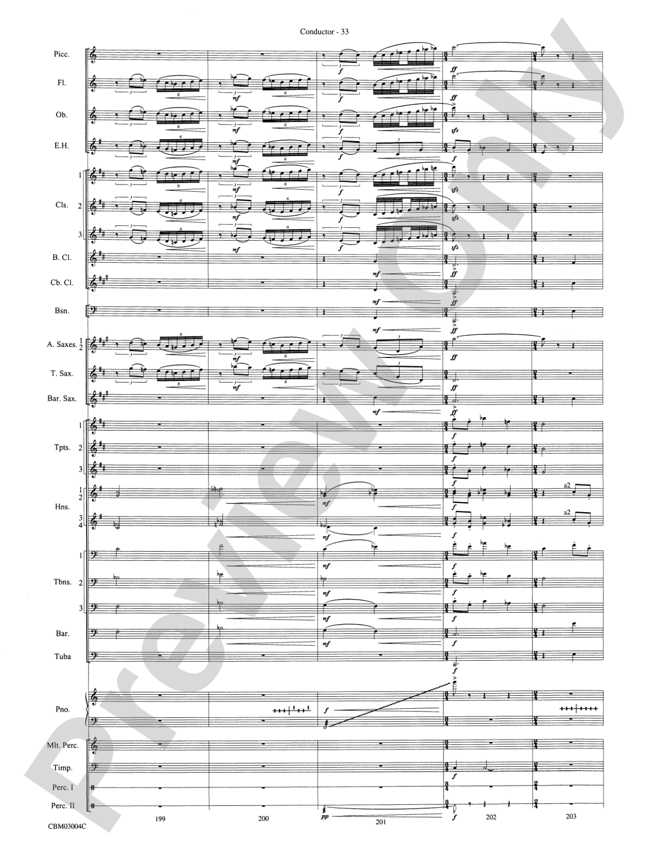 Harry Potter and the Chamber of Secrets, Symphonic Suite from: Concert Band Conductor Score & Parts