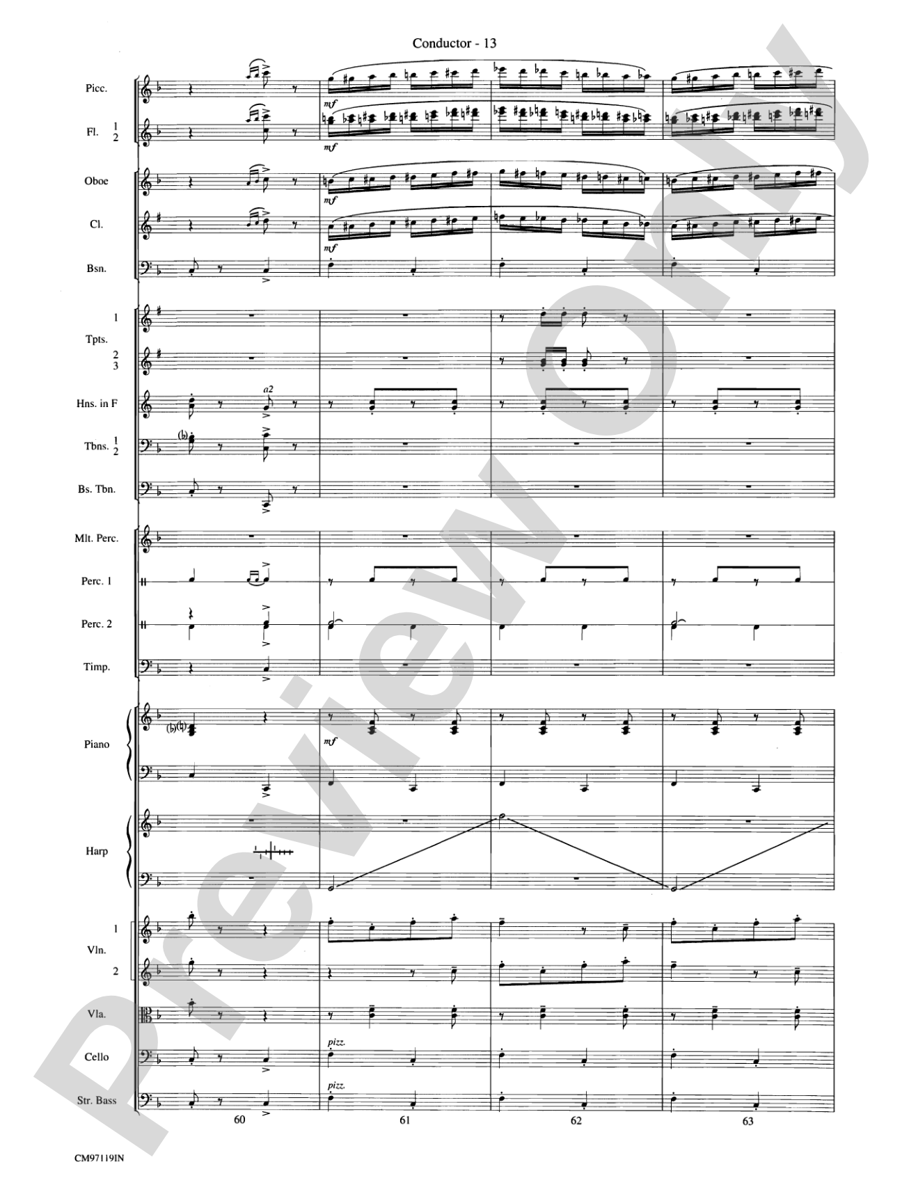 The Wizard of Oz -- Choral Revue: Choral Octavo Orchestration - Set of Parts