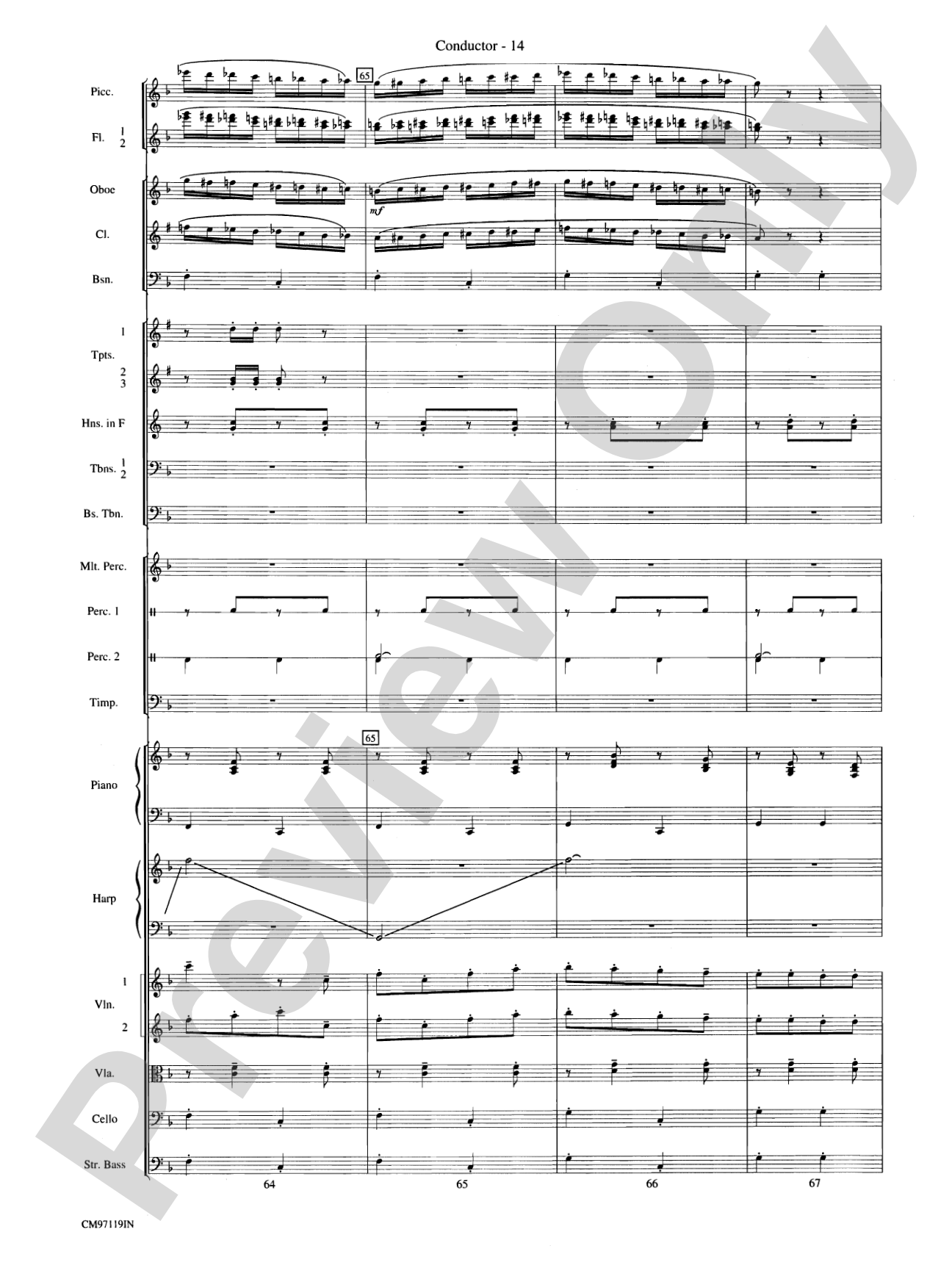 The Wizard of Oz -- Choral Revue: Choral Octavo Orchestration - Set of Parts