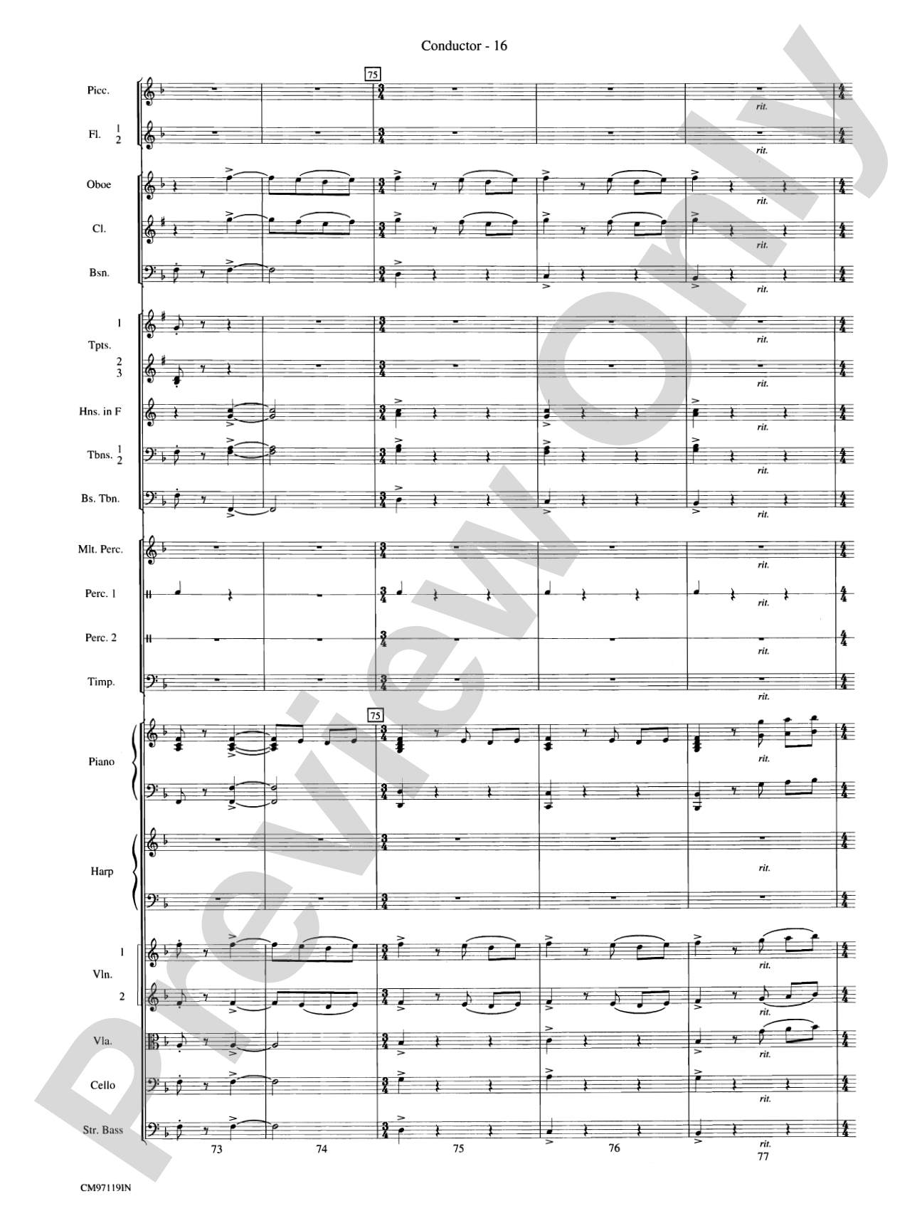 The Wizard of Oz -- Choral Revue: Choral Octavo Orchestration - Set of Parts
