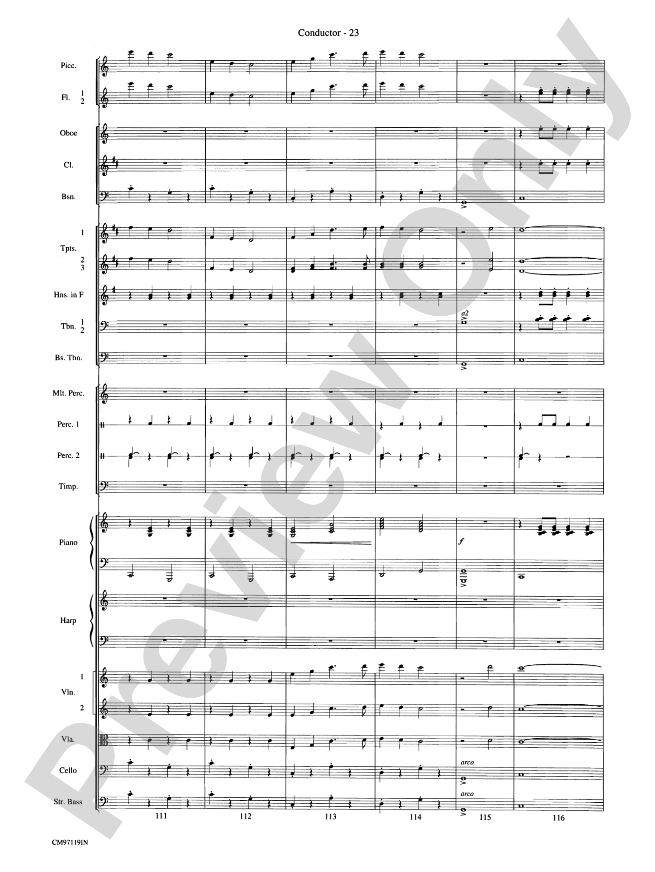 The Wizard of Oz -- Choral Revue: Choral Octavo Orchestration - Set of Parts