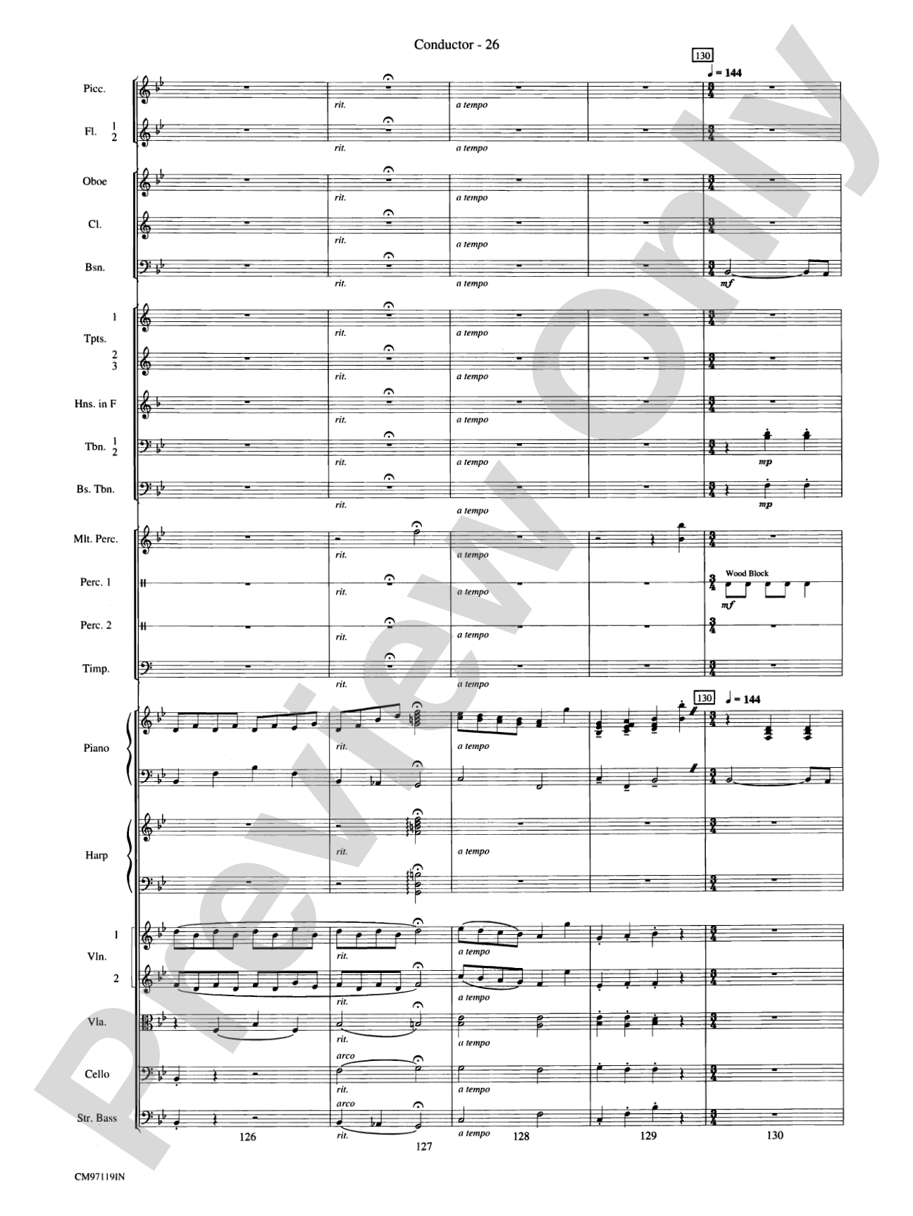 The Wizard of Oz -- Choral Revue: Choral Octavo Orchestration - Set of Parts