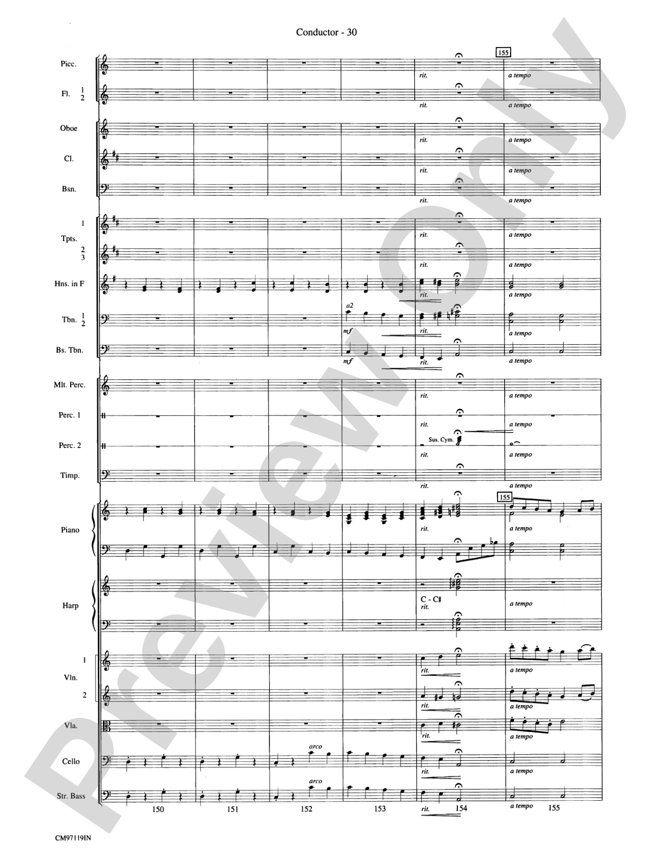 The Wizard of Oz -- Choral Revue: Choral Octavo Orchestration - Set of Parts