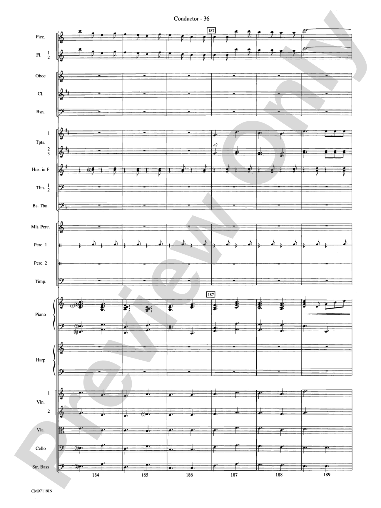 The Wizard of Oz -- Choral Revue: Choral Octavo Orchestration - Set of Parts
