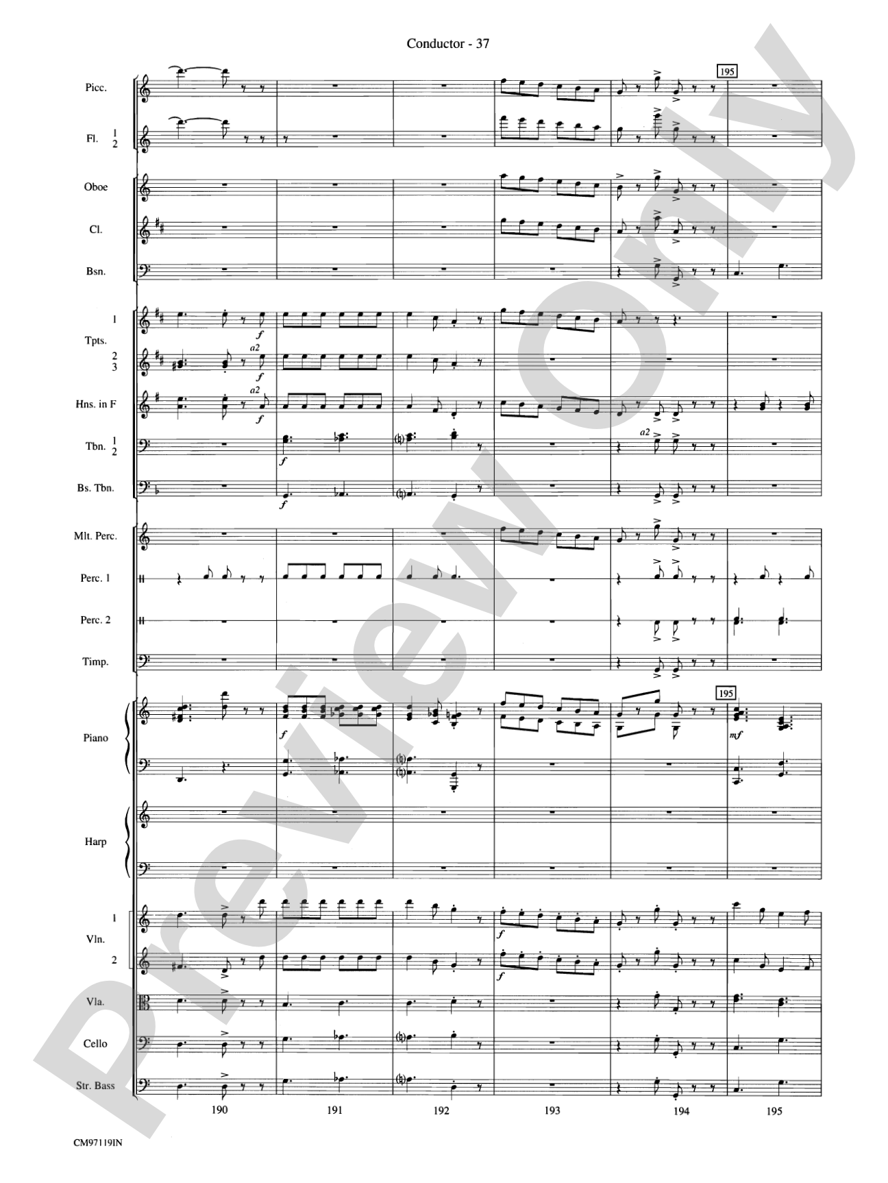 The Wizard of Oz -- Choral Revue: Choral Octavo Orchestration - Set of Parts