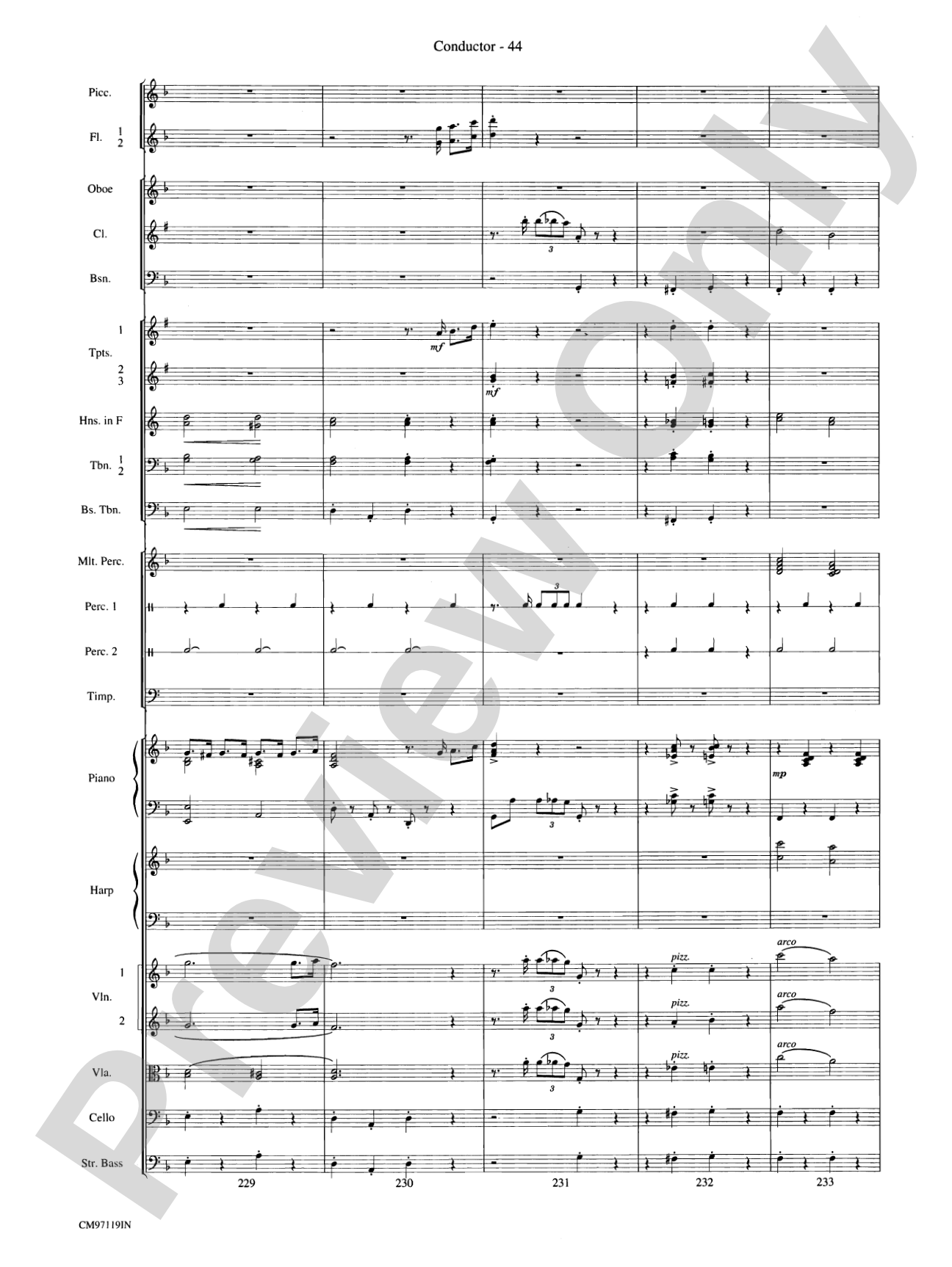 The Wizard of Oz -- Choral Revue: Choral Octavo Orchestration - Set of Parts
