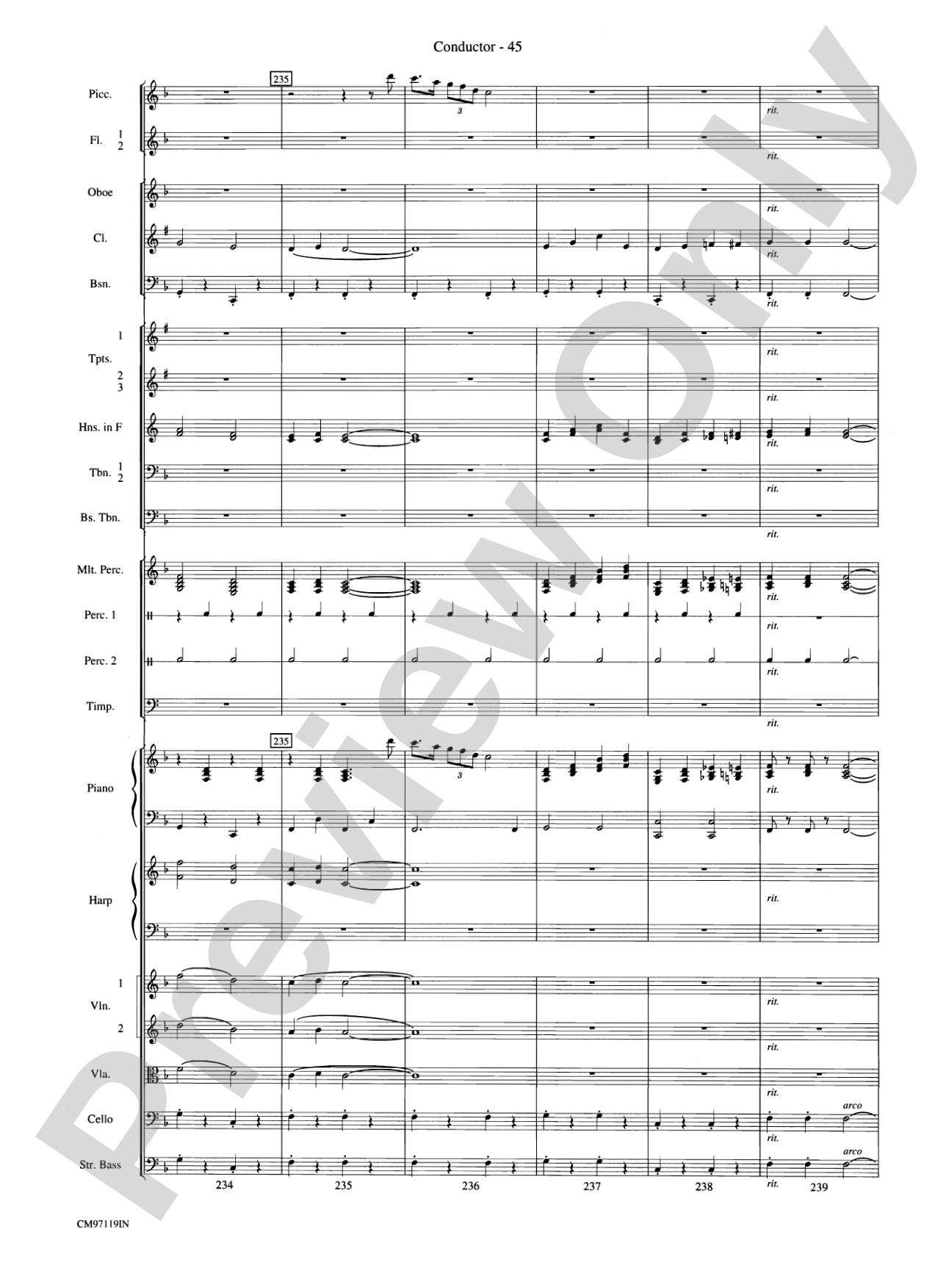 The Wizard of Oz -- Choral Revue: Choral Octavo Orchestration - Set of Parts