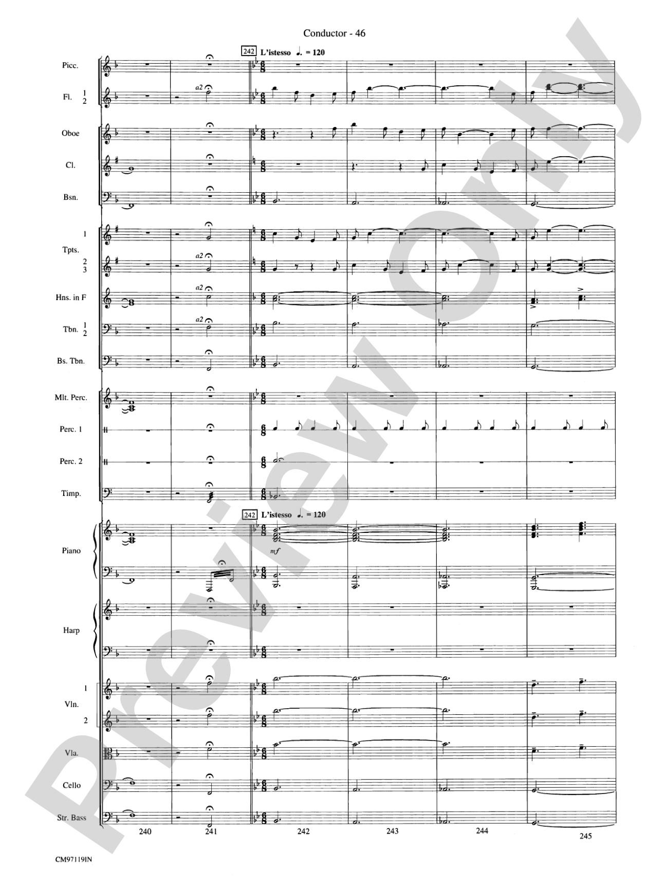 The Wizard of Oz -- Choral Revue: Choral Octavo Orchestration - Set of Parts
