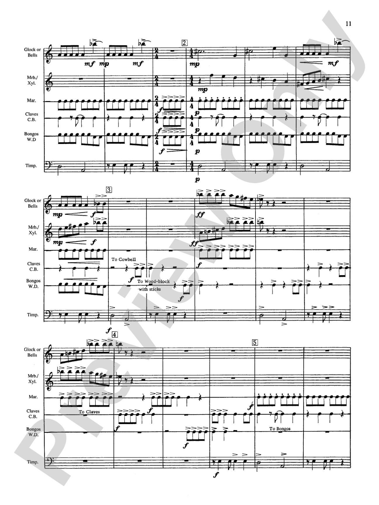 Percussion Ensemble Collection, Level II: Percussion Ensemble Book