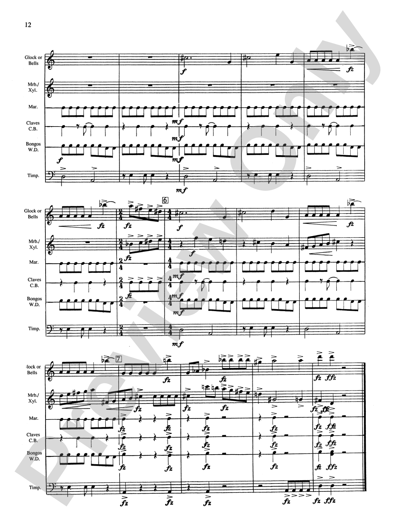 Percussion Ensemble Collection, Level II: Percussion Ensemble Book