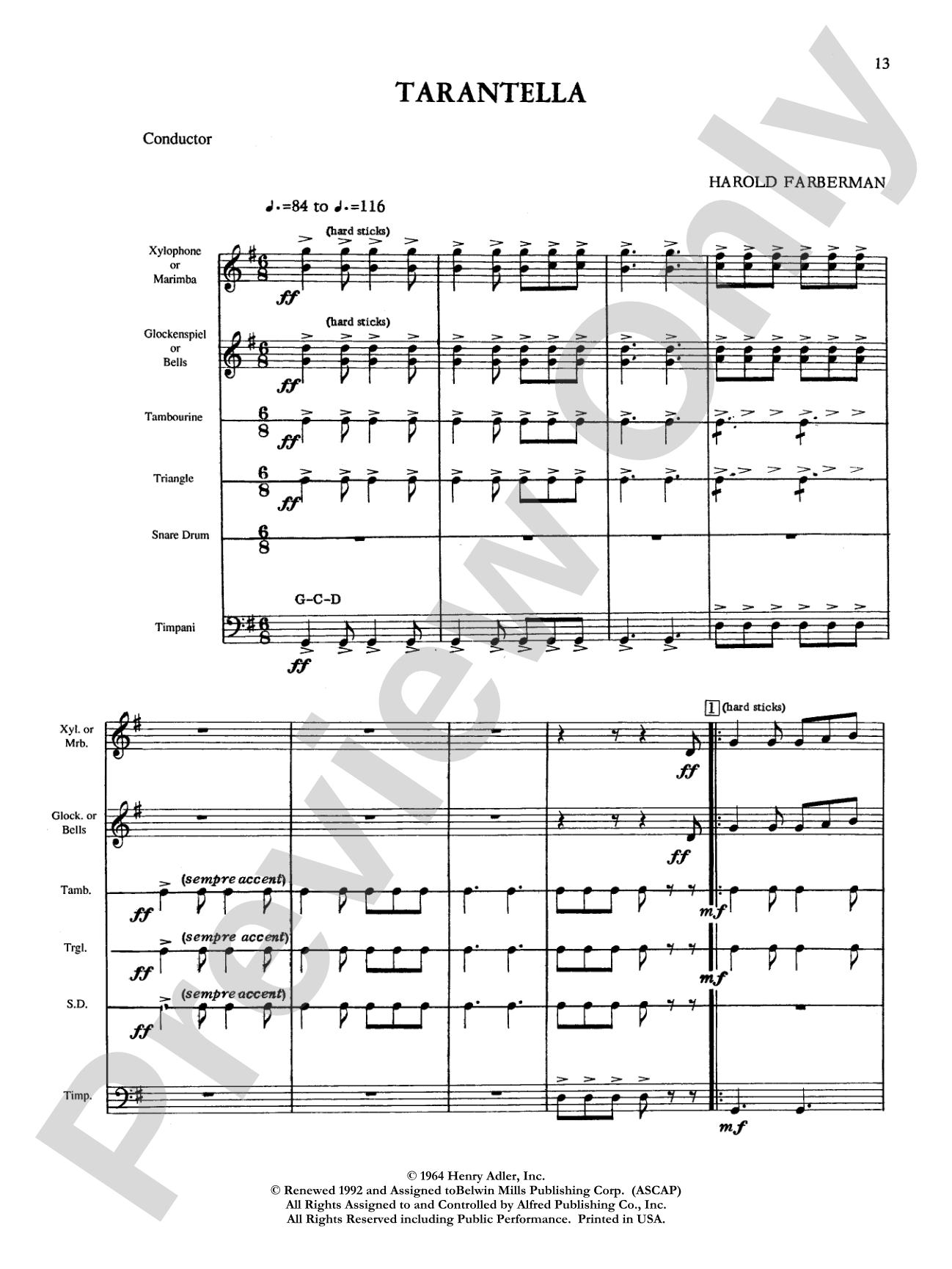 Percussion Ensemble Collection, Level II: Percussion Ensemble Book