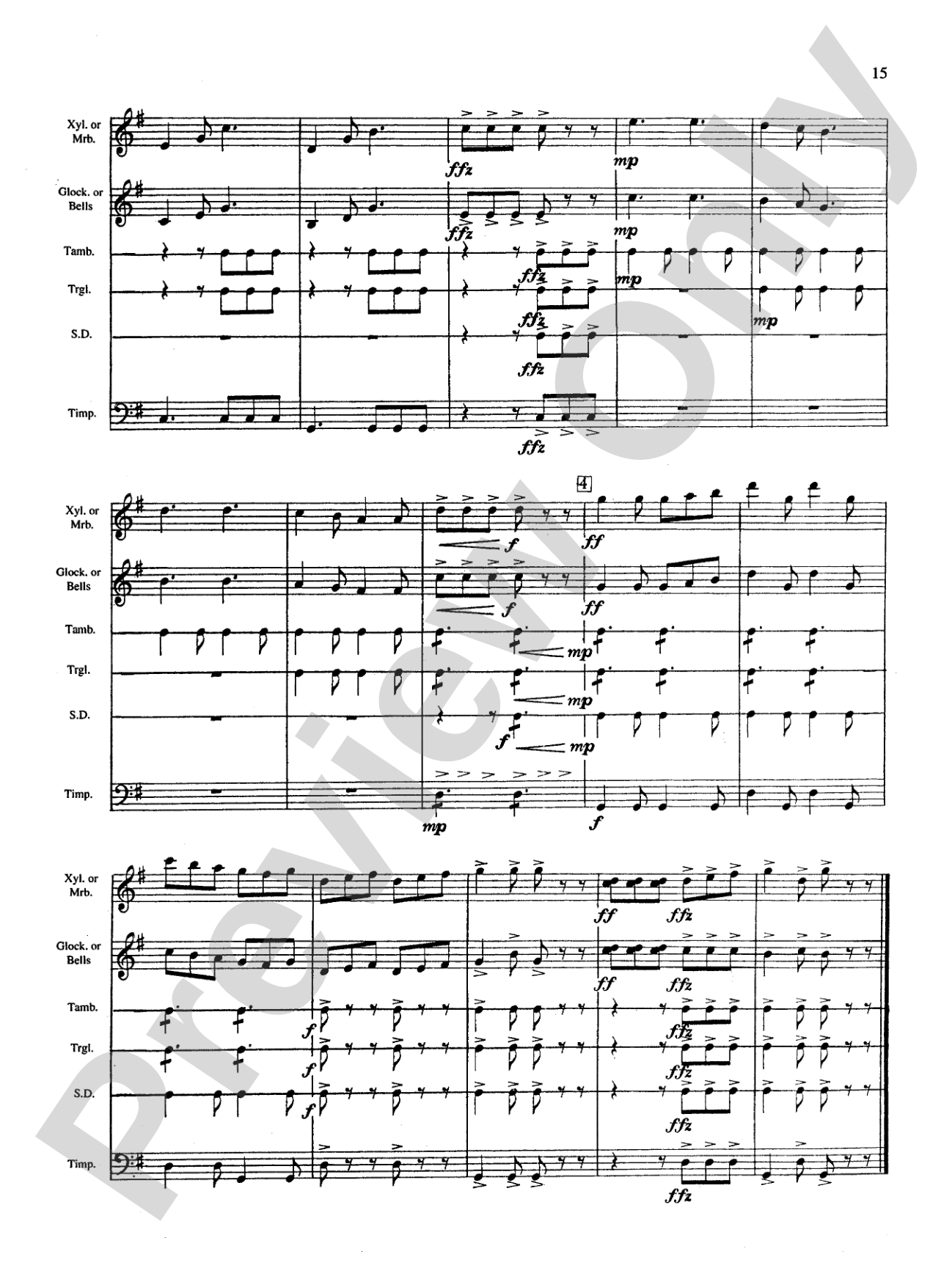 Percussion Ensemble Collection, Level II: Percussion Ensemble Book