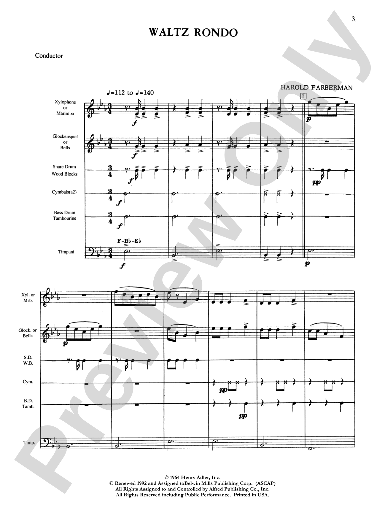 Percussion Ensemble Collection, Level II: Percussion Ensemble Book