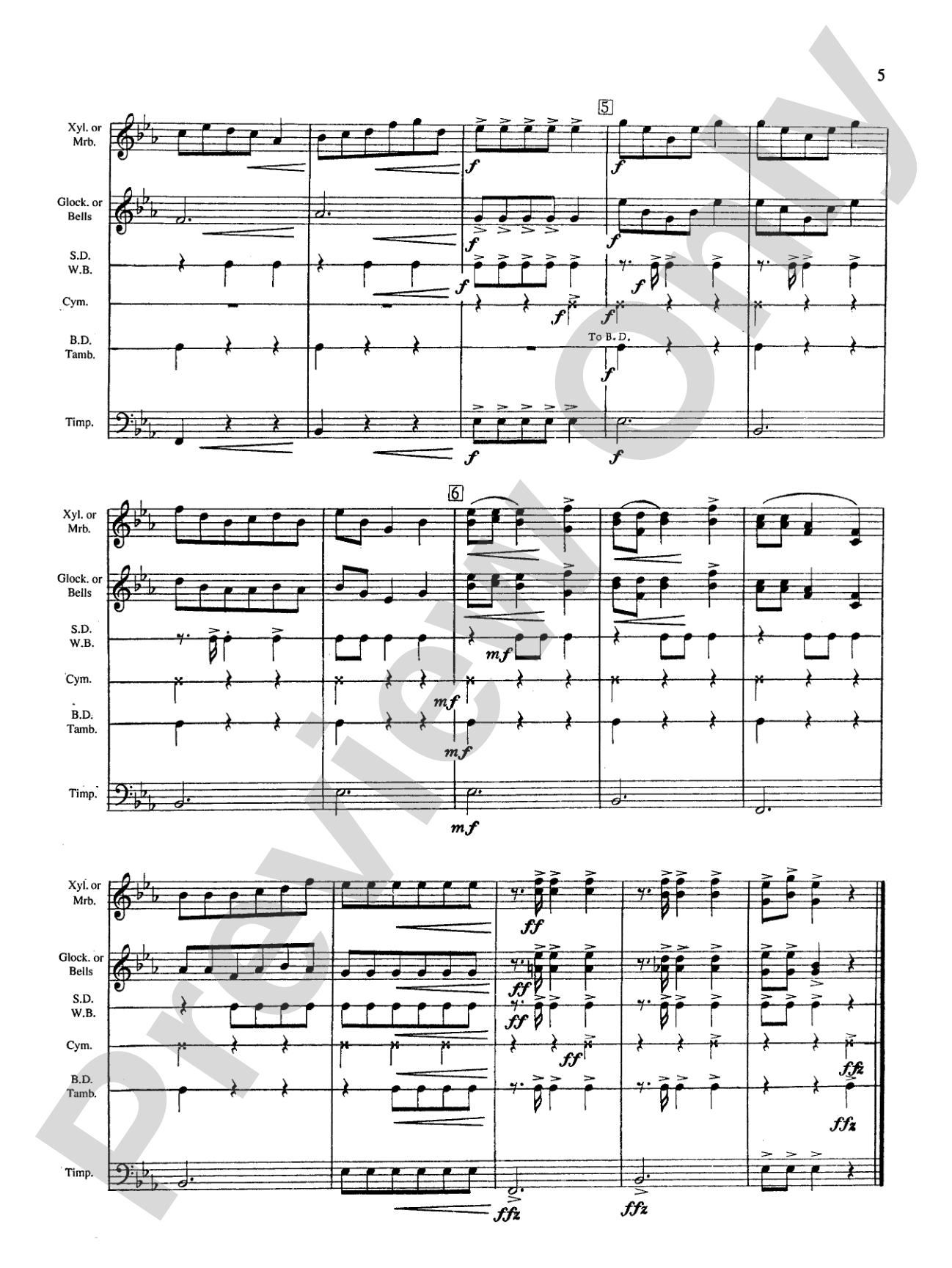 Percussion Ensemble Collection, Level II: Percussion Ensemble Book