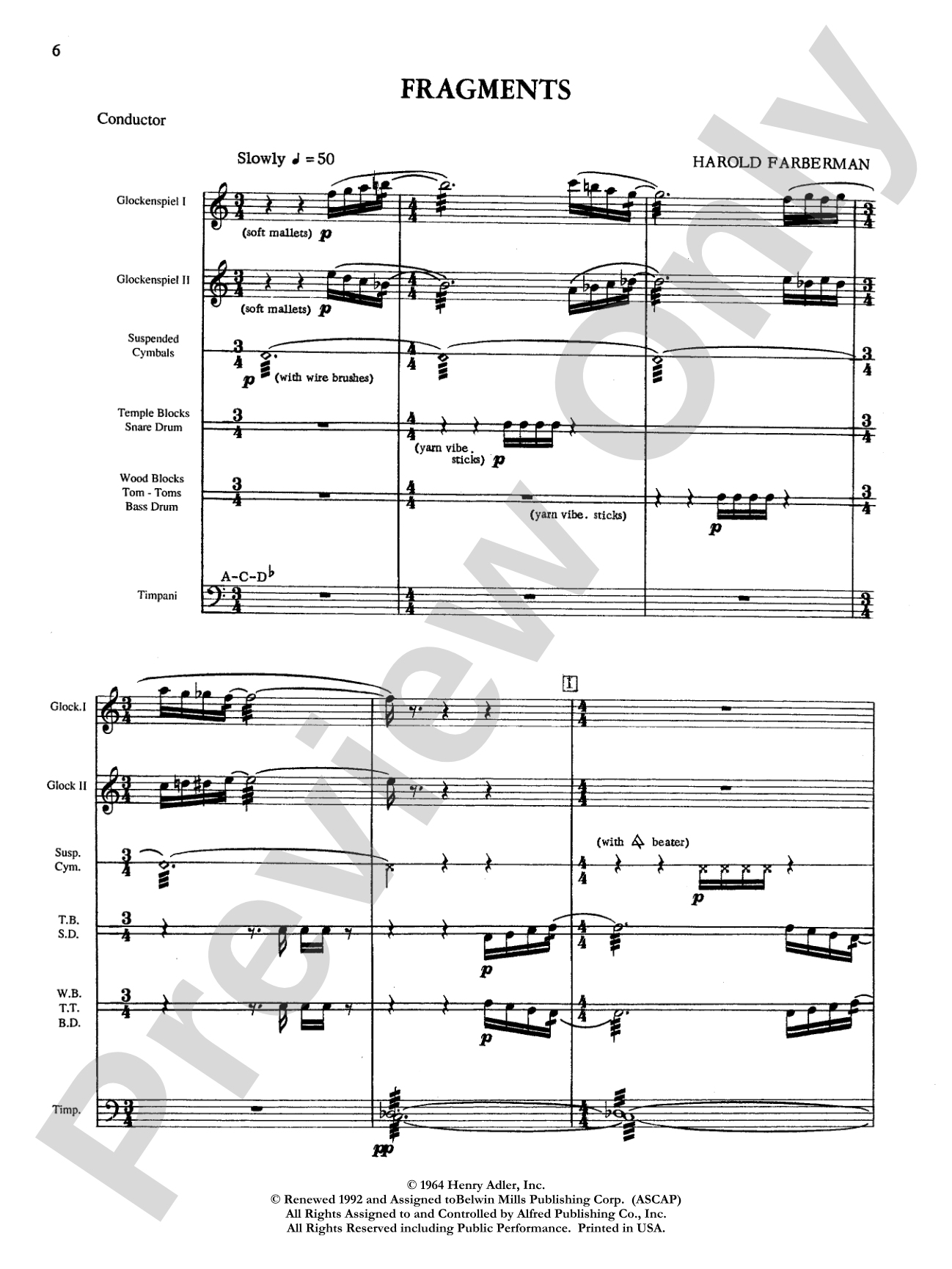 Percussion Ensemble Collection, Level II: Percussion Ensemble Book
