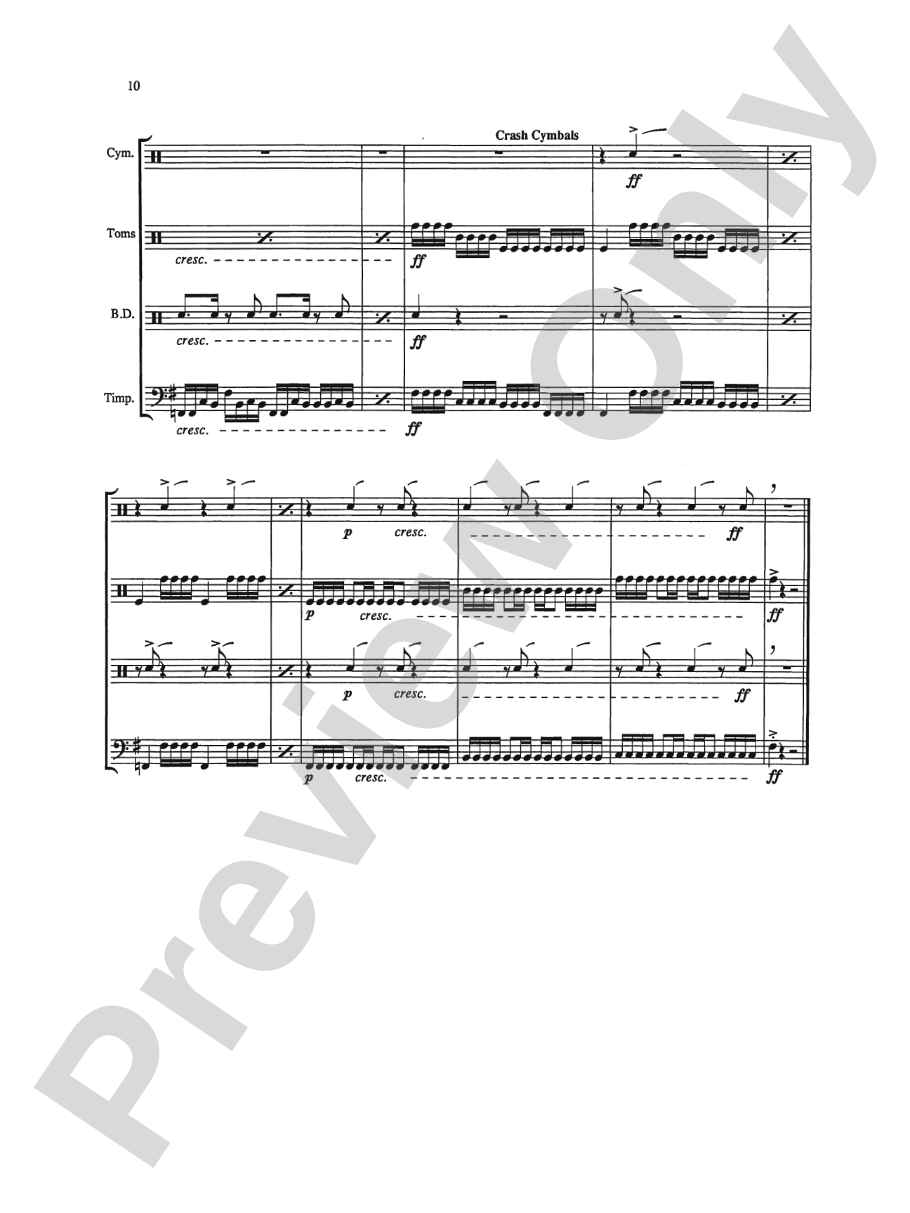 Triptych: Percussion Ensemble Book