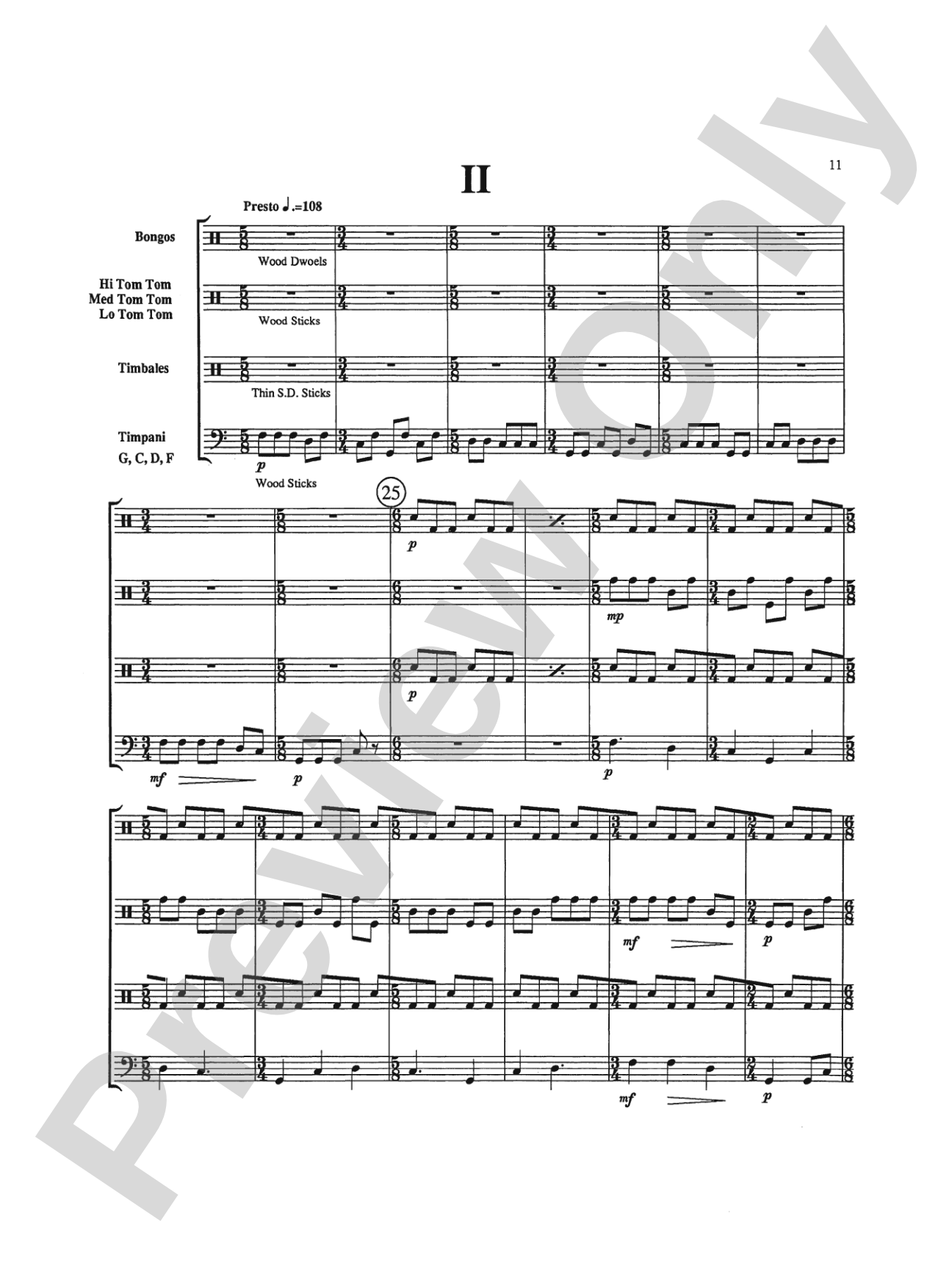 Triptych: Percussion Ensemble Book