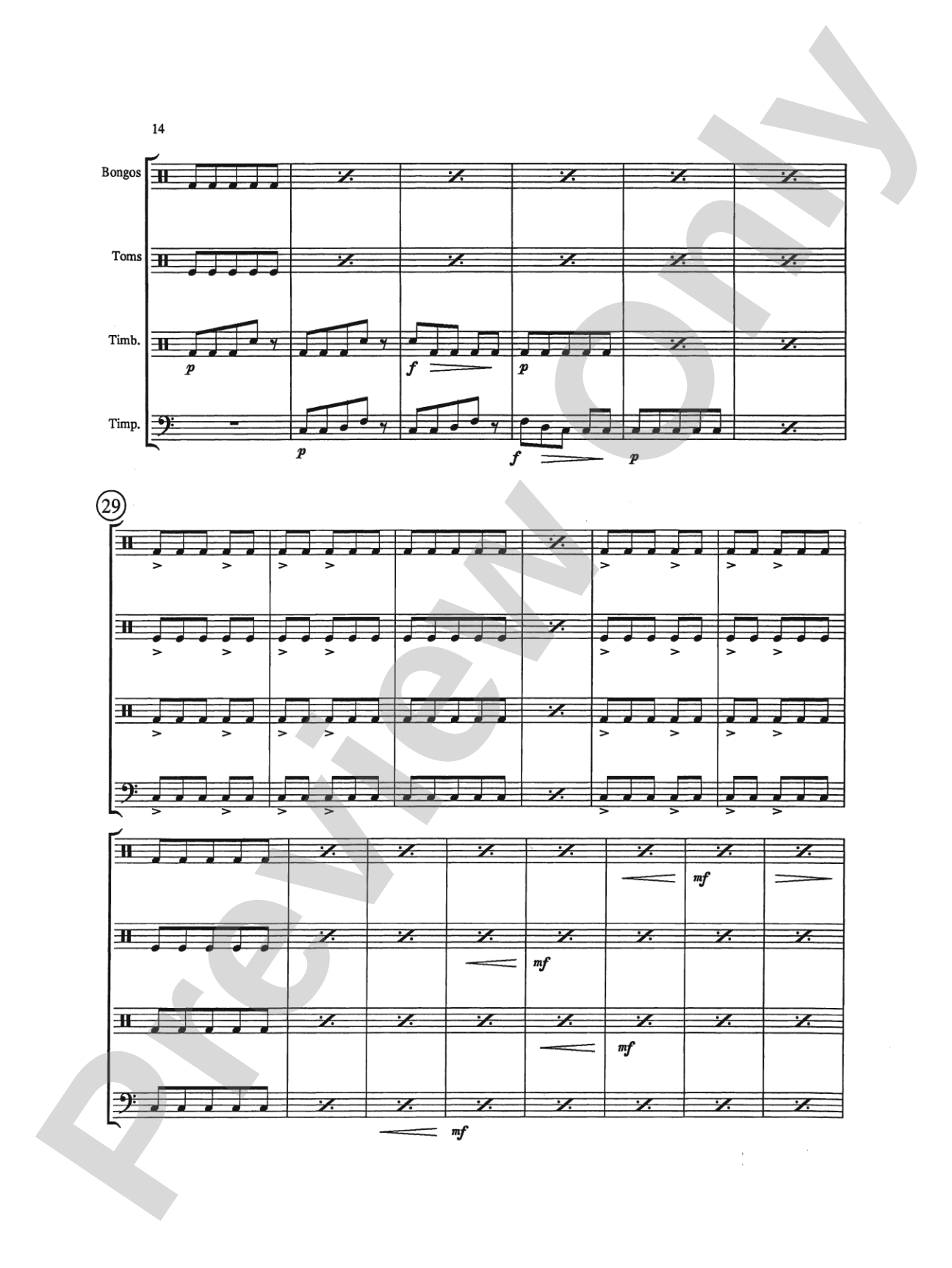 Triptych: Percussion Ensemble Book