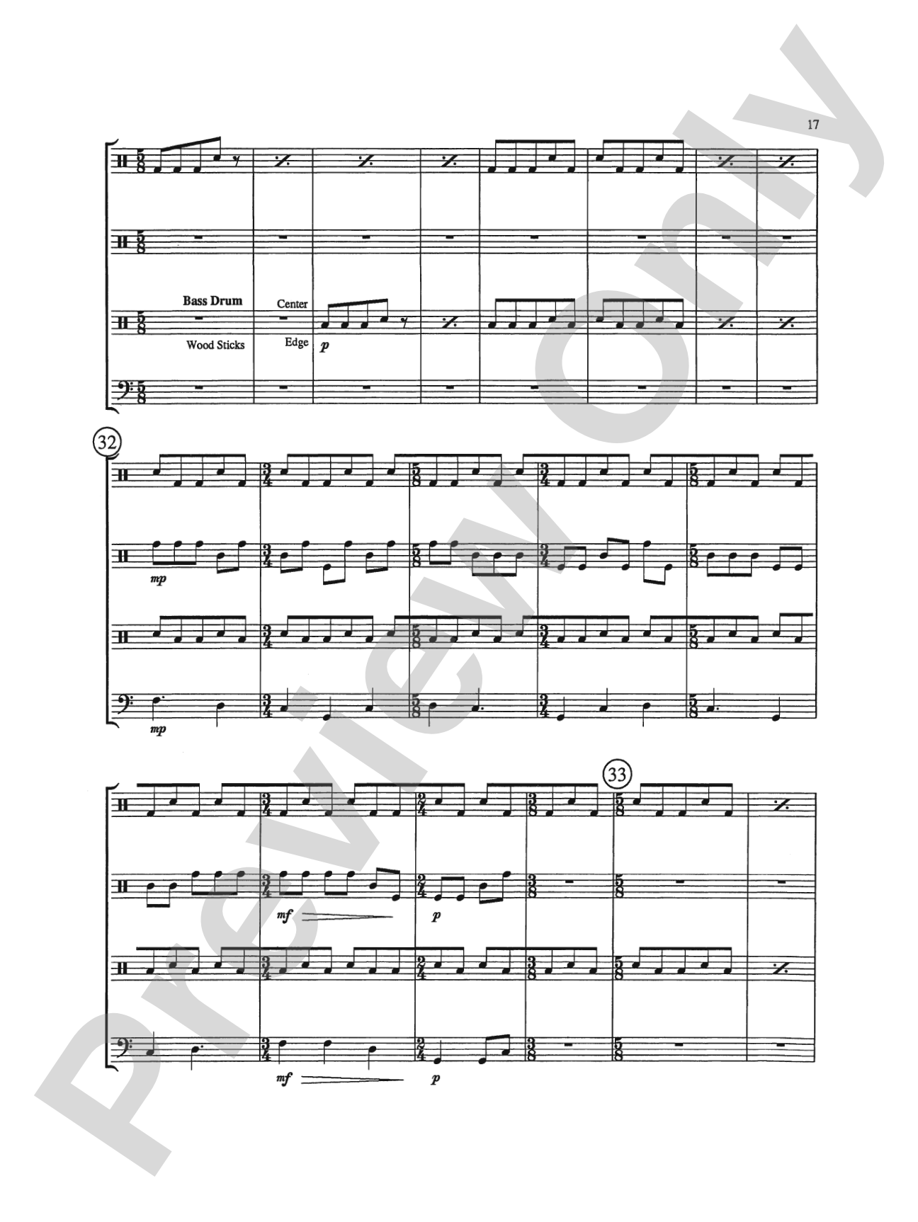 Triptych: Percussion Ensemble Book