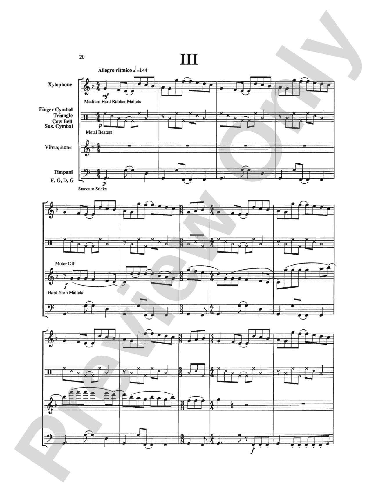 Triptych: Percussion Ensemble Book