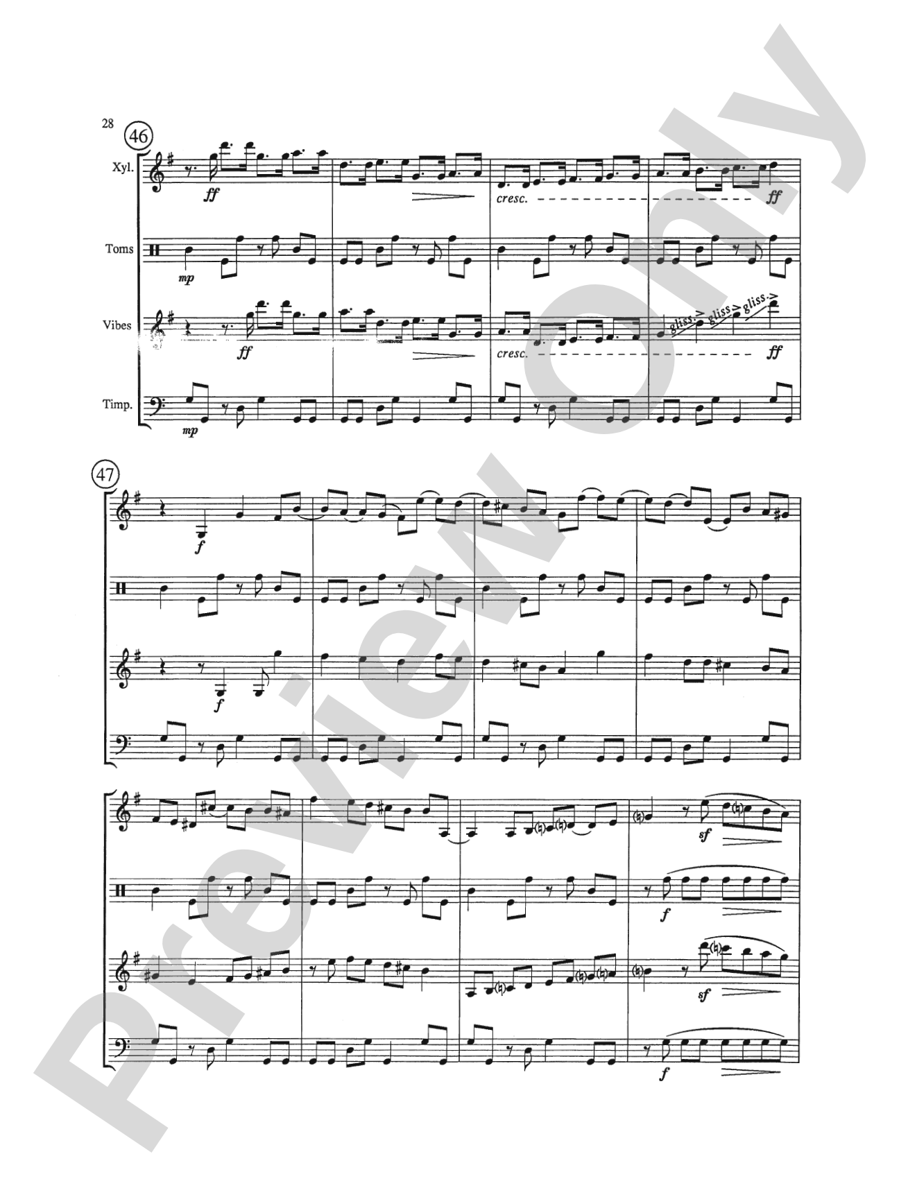 Triptych: Percussion Ensemble Book