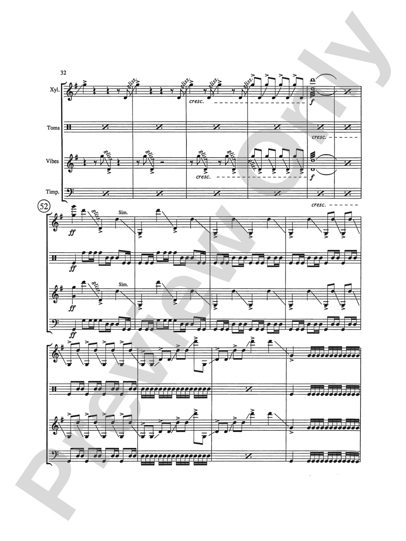 Triptych: Percussion Ensemble Book