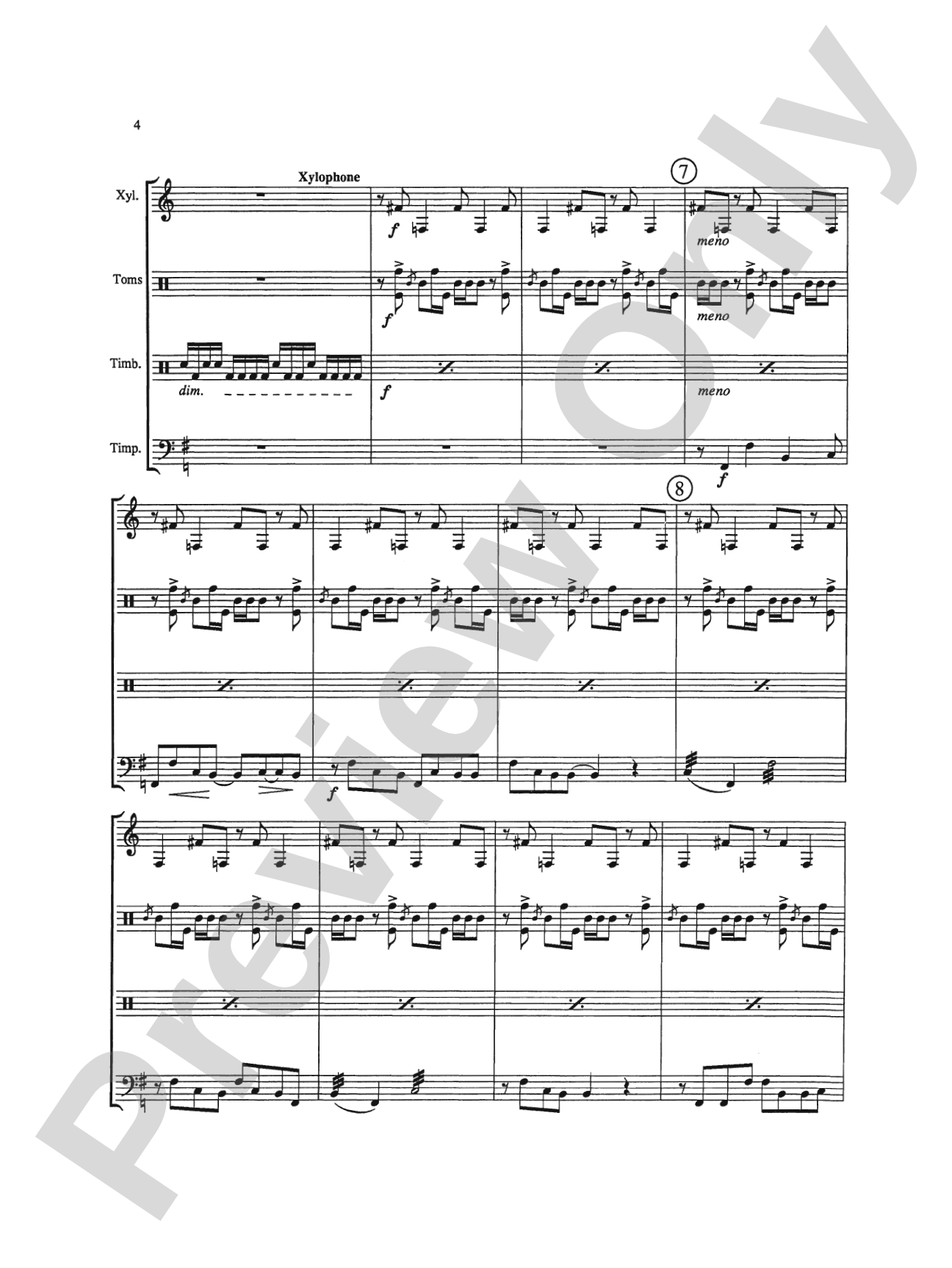 Triptych: Percussion Ensemble Book