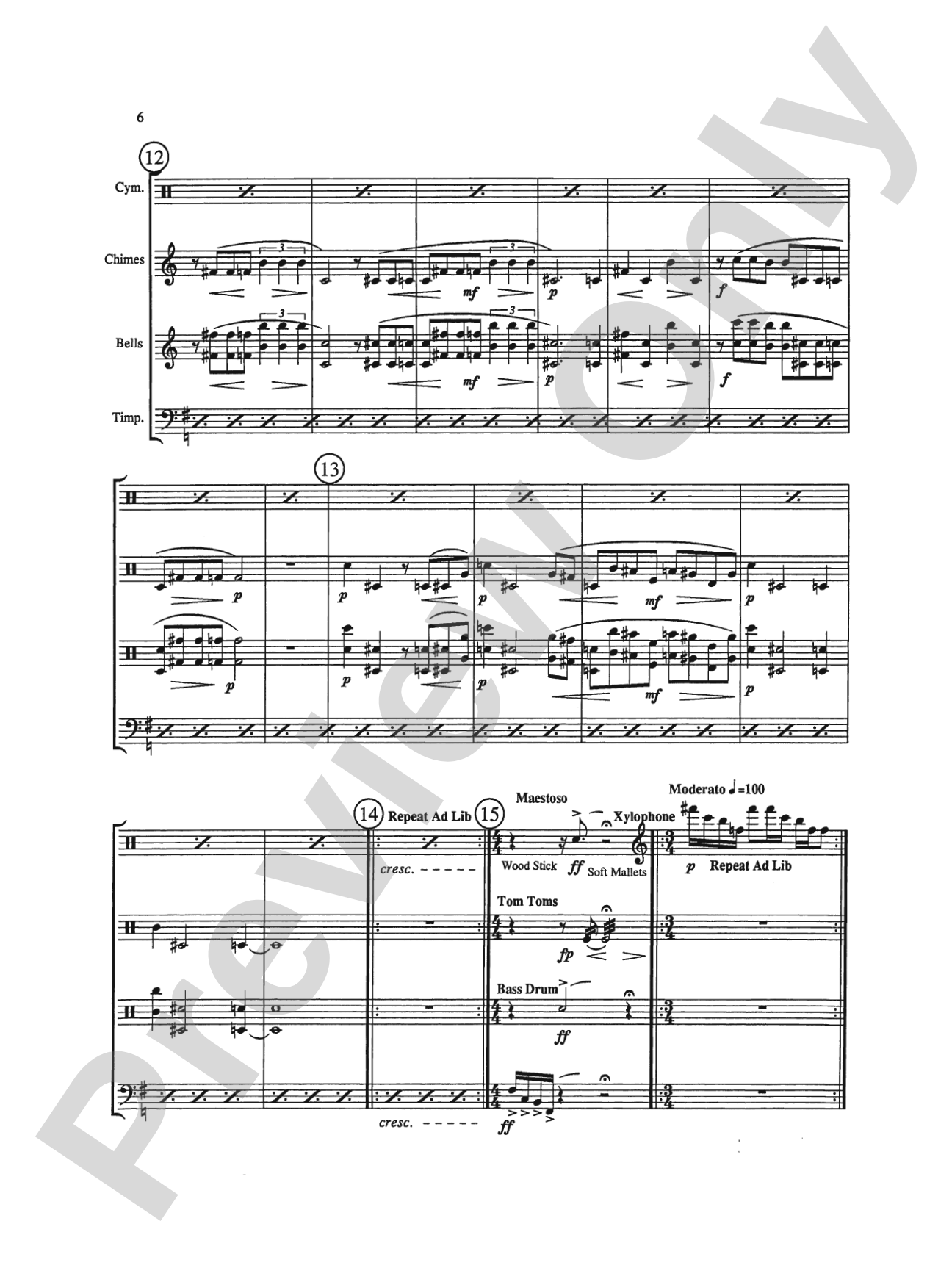 Triptych: Percussion Ensemble Book