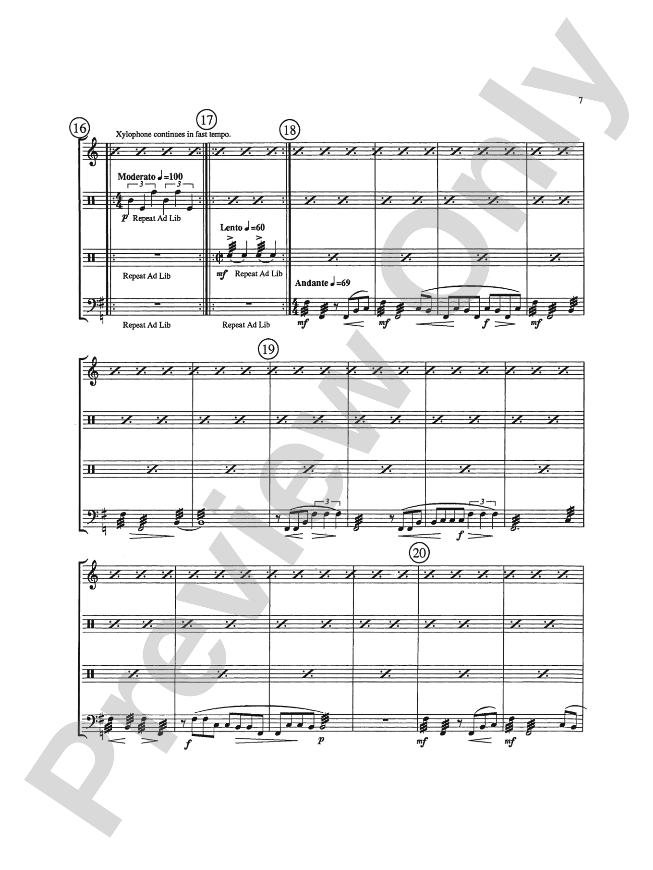 Triptych: Percussion Ensemble Book