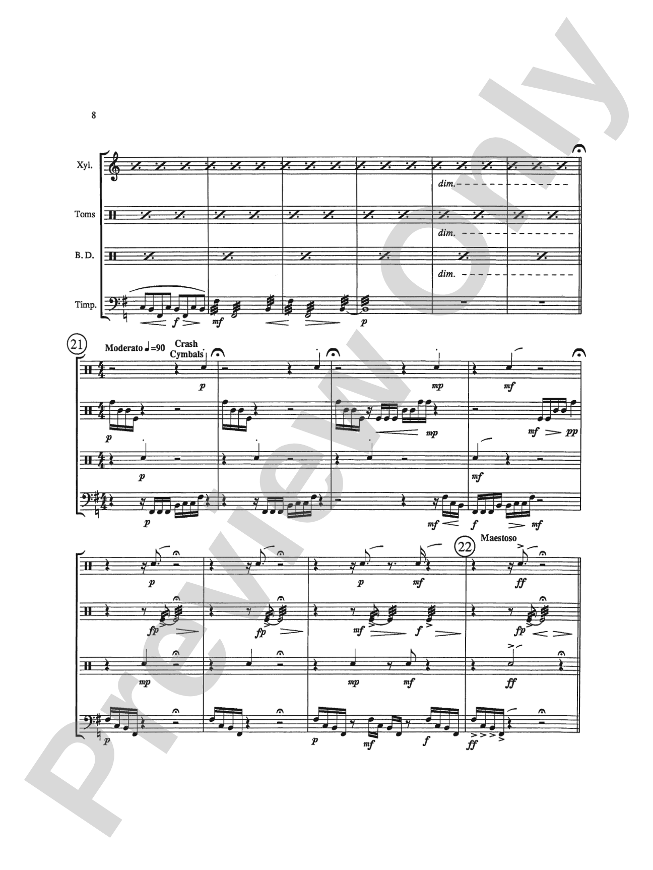 Triptych: Percussion Ensemble Book