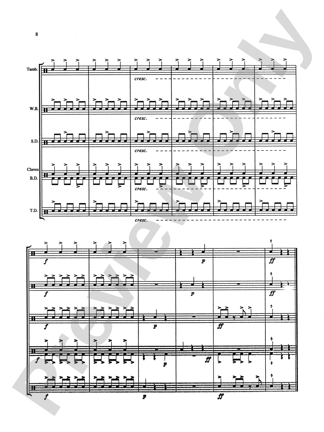 Nervous Notes: Percussion Ensemble