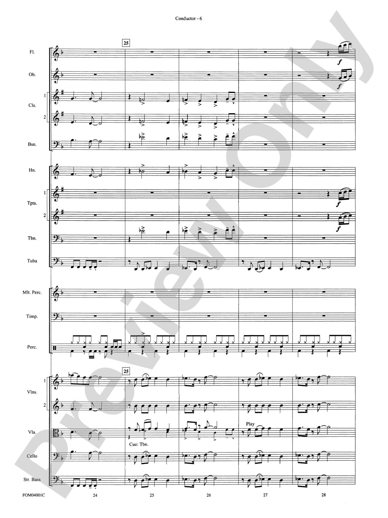 Celebration: Full Orchestra Conductor Score & Parts