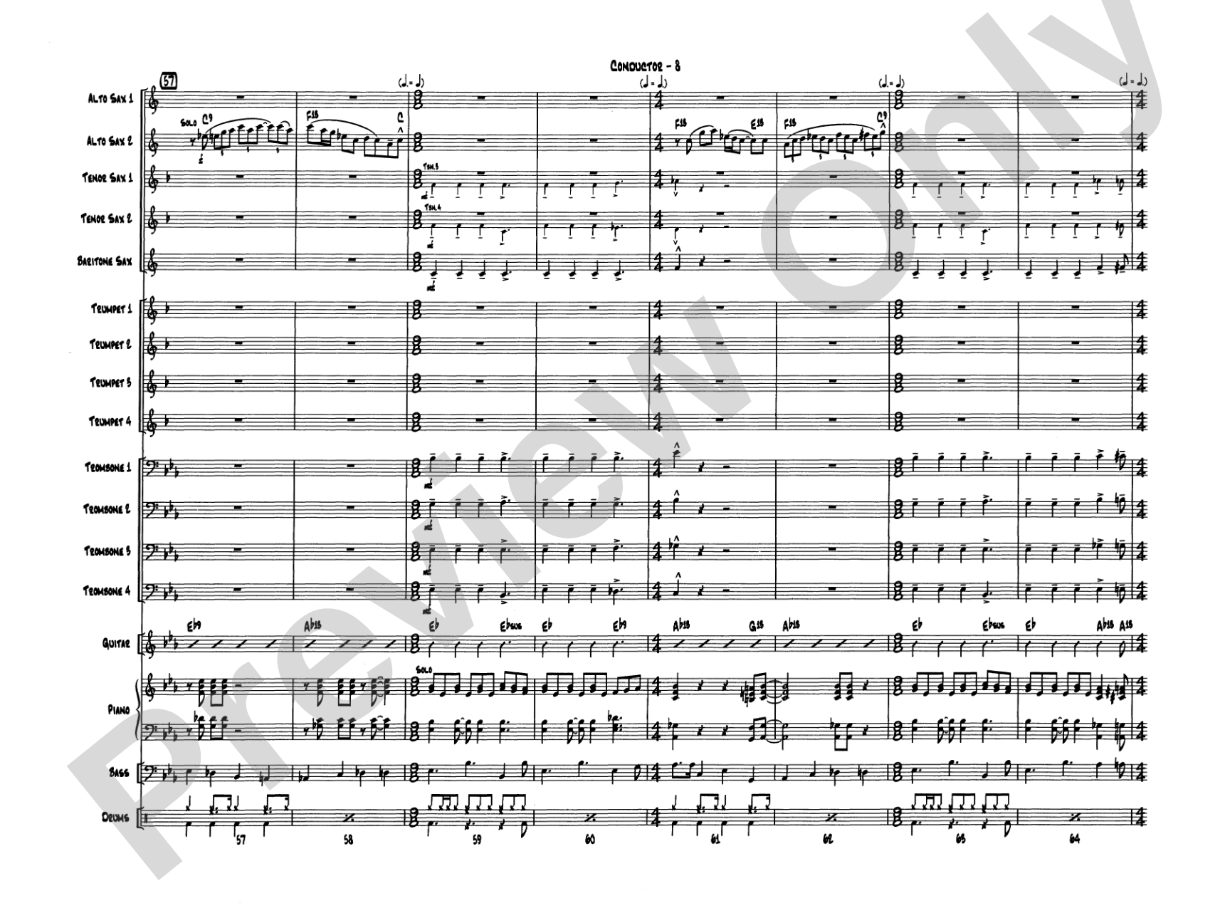 Blue Rondo ala Turk: Jazz Ensemble Conductor Score & Parts