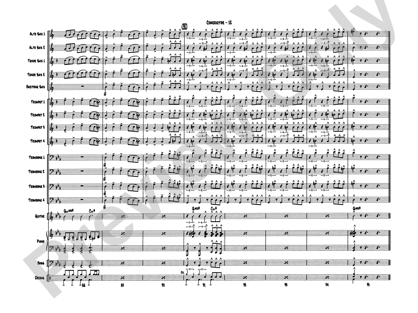 Blue Rondo ala Turk: Jazz Ensemble Conductor Score & Parts