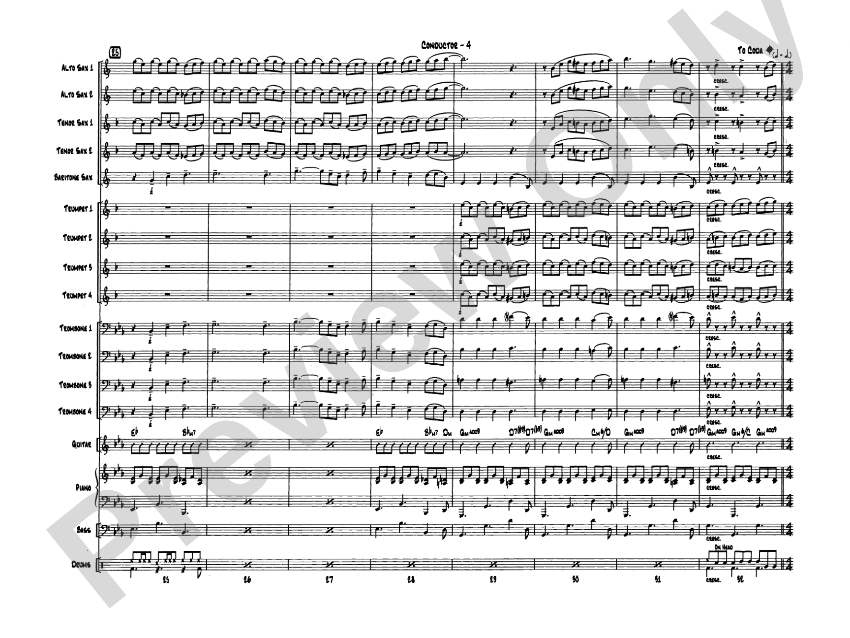 Blue Rondo ala Turk: Jazz Ensemble Conductor Score & Parts