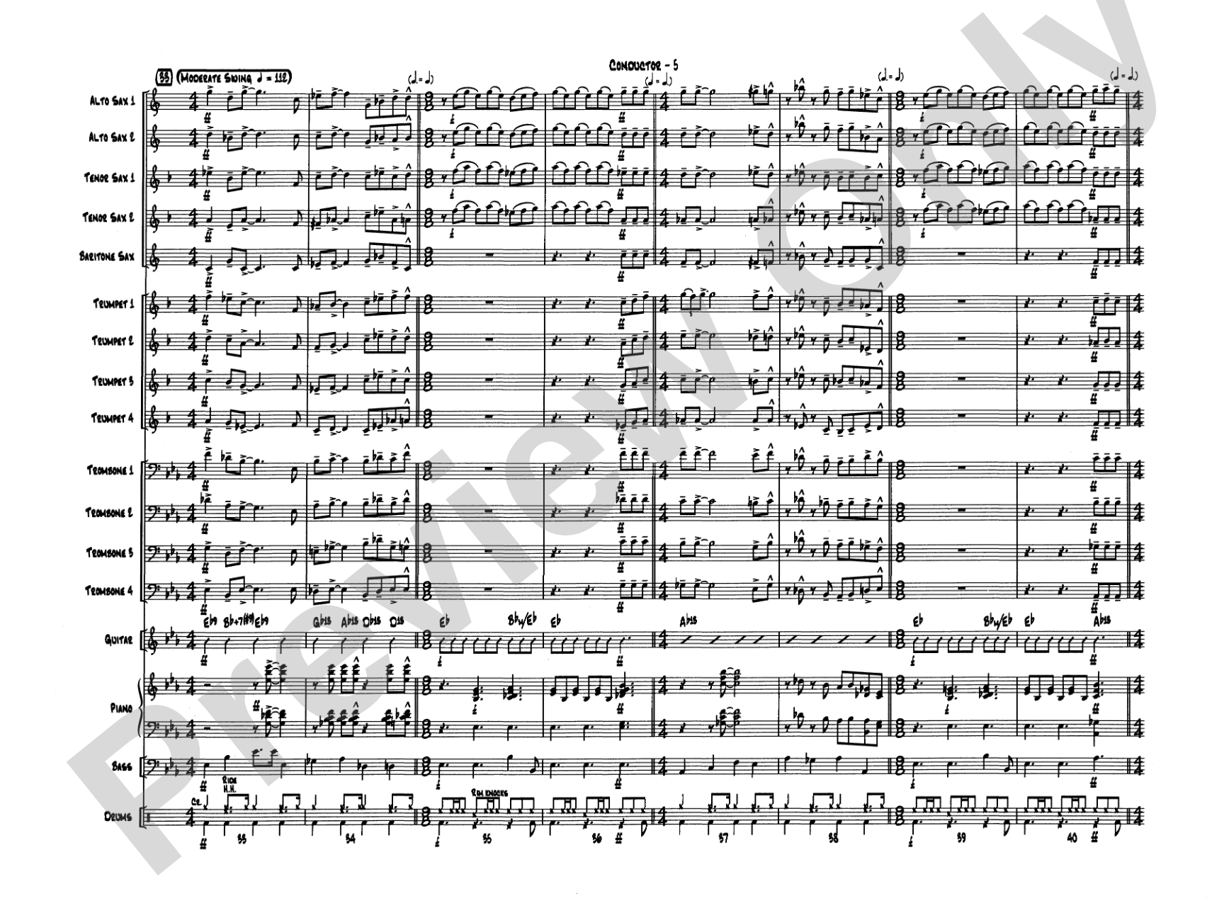 Blue Rondo ala Turk: Jazz Ensemble Conductor Score & Parts
