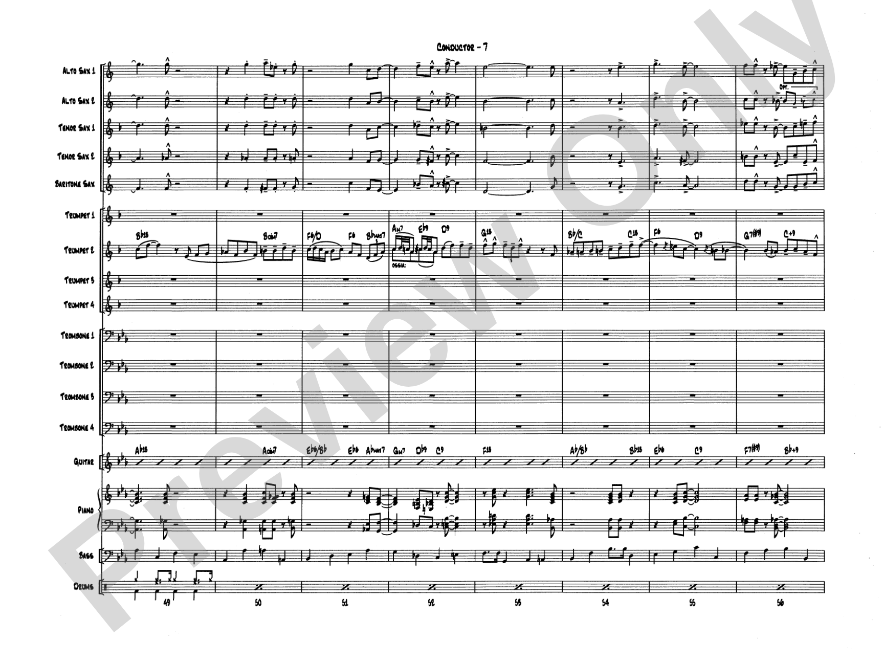 Blue Rondo ala Turk: Jazz Ensemble Conductor Score & Parts