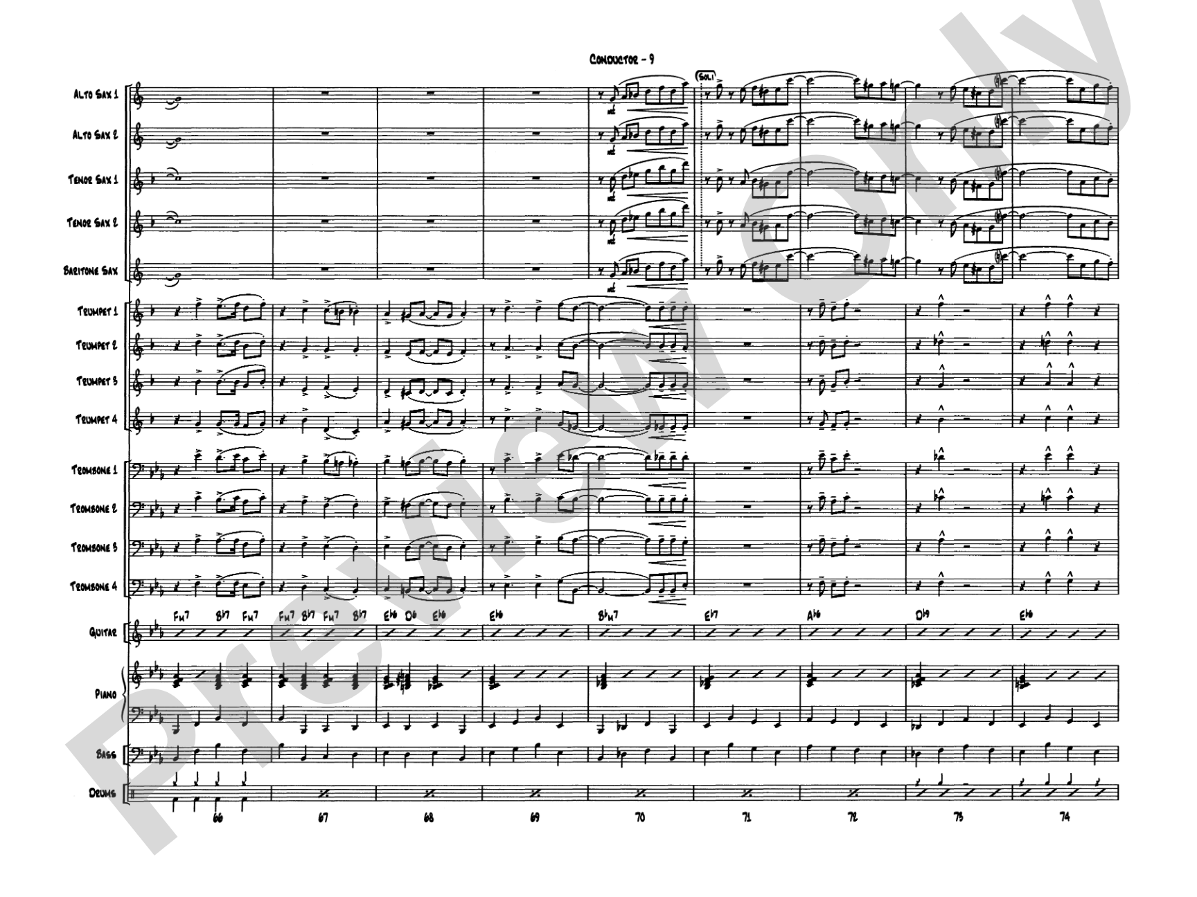 New York, New York, Theme from: Jazz Ensemble Conductor Score & Parts